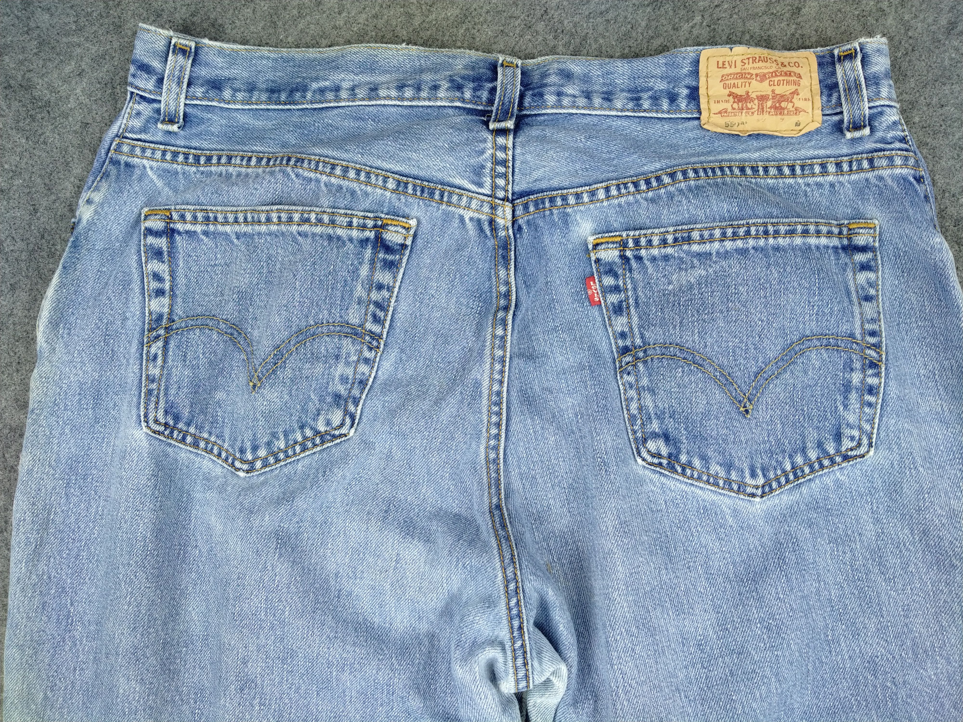 Levi's Vintage Levi's 550 Classic Relaxed Denim 36 x 28.5 -JN559 Size US 36 / EU 52 - 4 Thumbnail