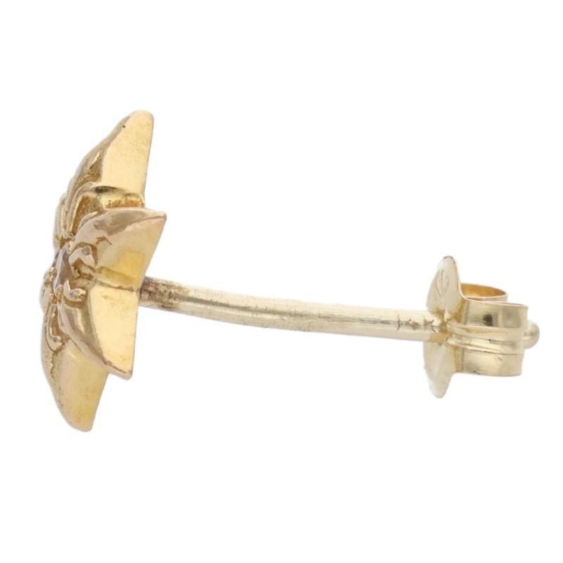 Chrome Hearts Chrome Hearts Diamond 22K Gold Star Earring Size ONE SIZE - 4 Thumbnail