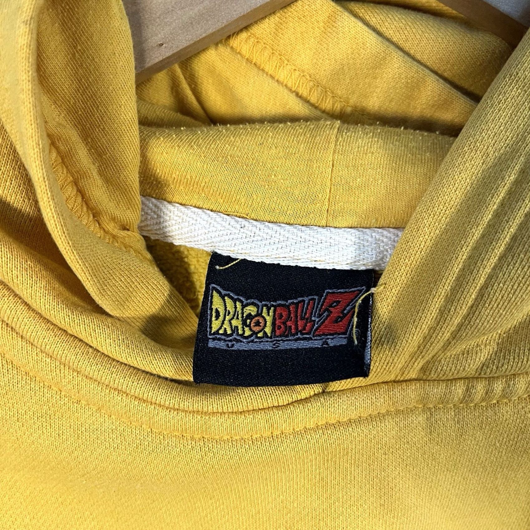 Vintage VINTAGE Dragon Ball Z Hoodie Goku Super Saiyan Anime Size S Yellow RARE Size US S / EU 44-46 / 1 - 7 Thumbnail