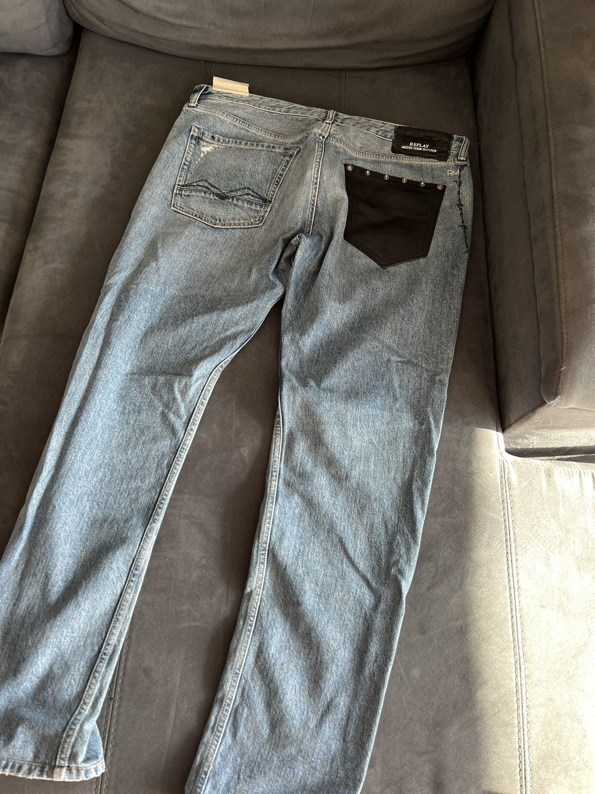 Replay Replay denim jeans pants Size US 36 / EU 52 - 9 Thumbnail
