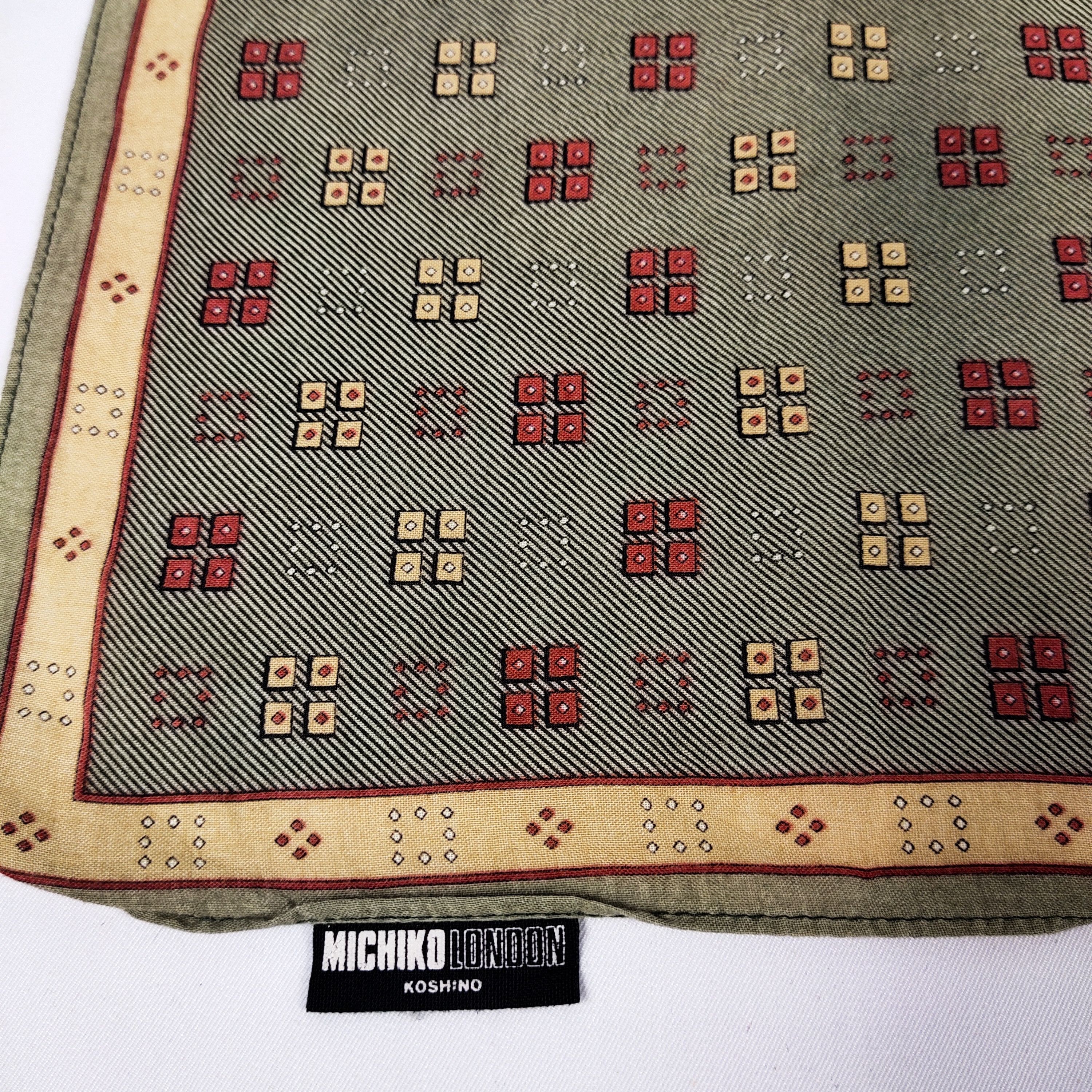 Michiko Koshino London × Vintage Michiko Koshino Handkerchief / Neckerchief / Bandana Size ONE SIZE - 5 Thumbnail