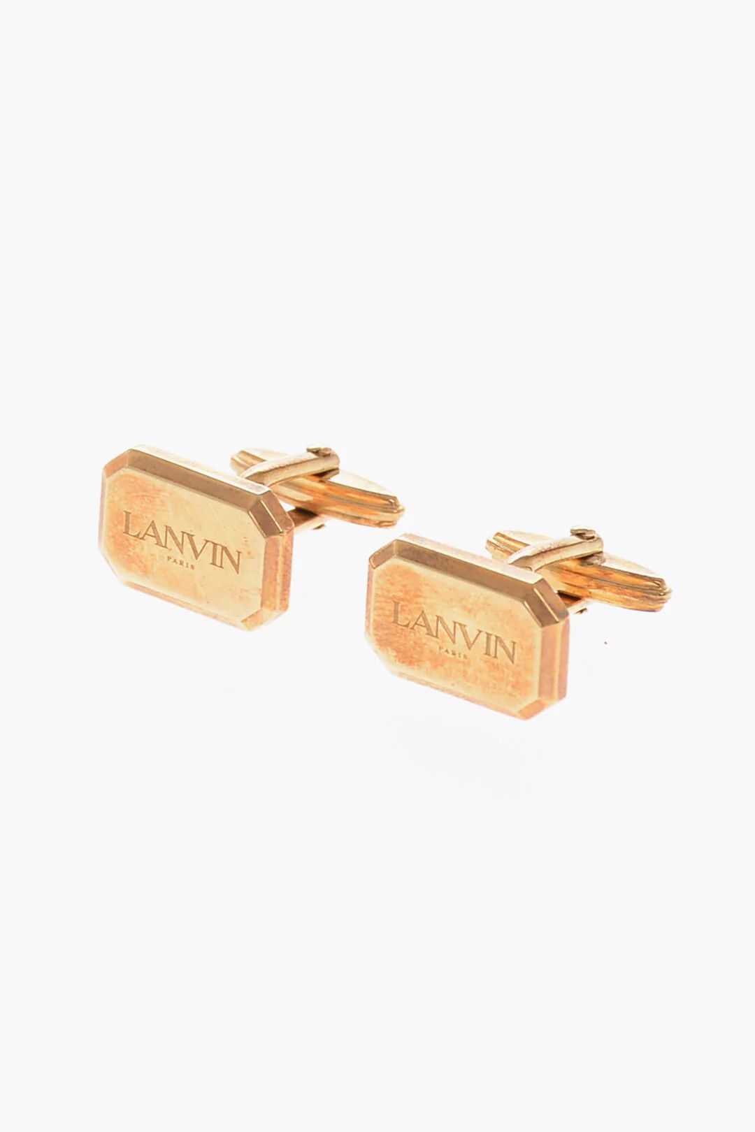 Lanvin og1mm0426 Size: OS / Logo Cufflinks in Gold Size ONE SIZE - 1 Thumbnail