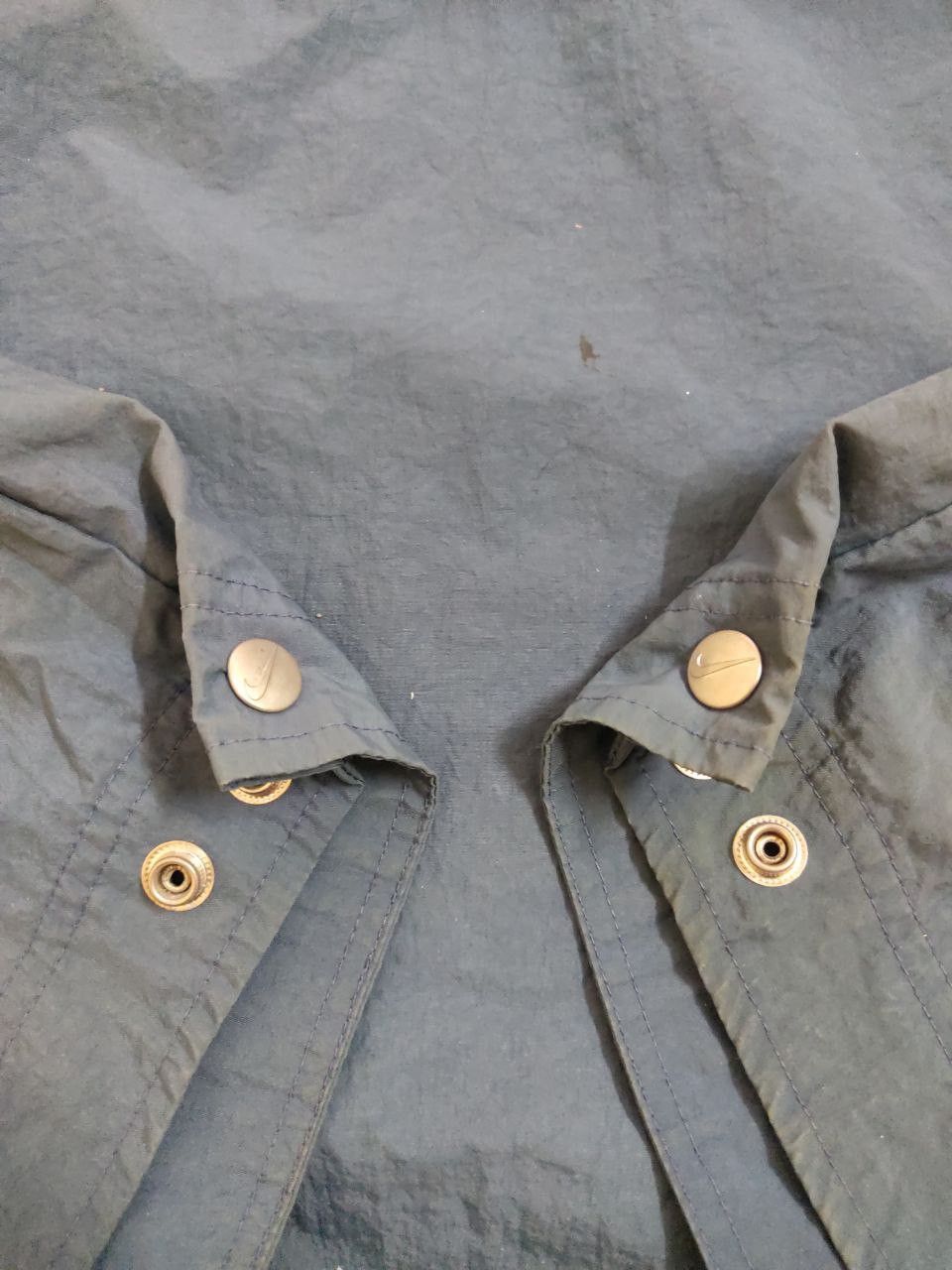 Nike Vintage 90s Nike Center Swoosh Half Zipper Light Jacket Size US L / EU 52-54 / 3 - 5 Thumbnail