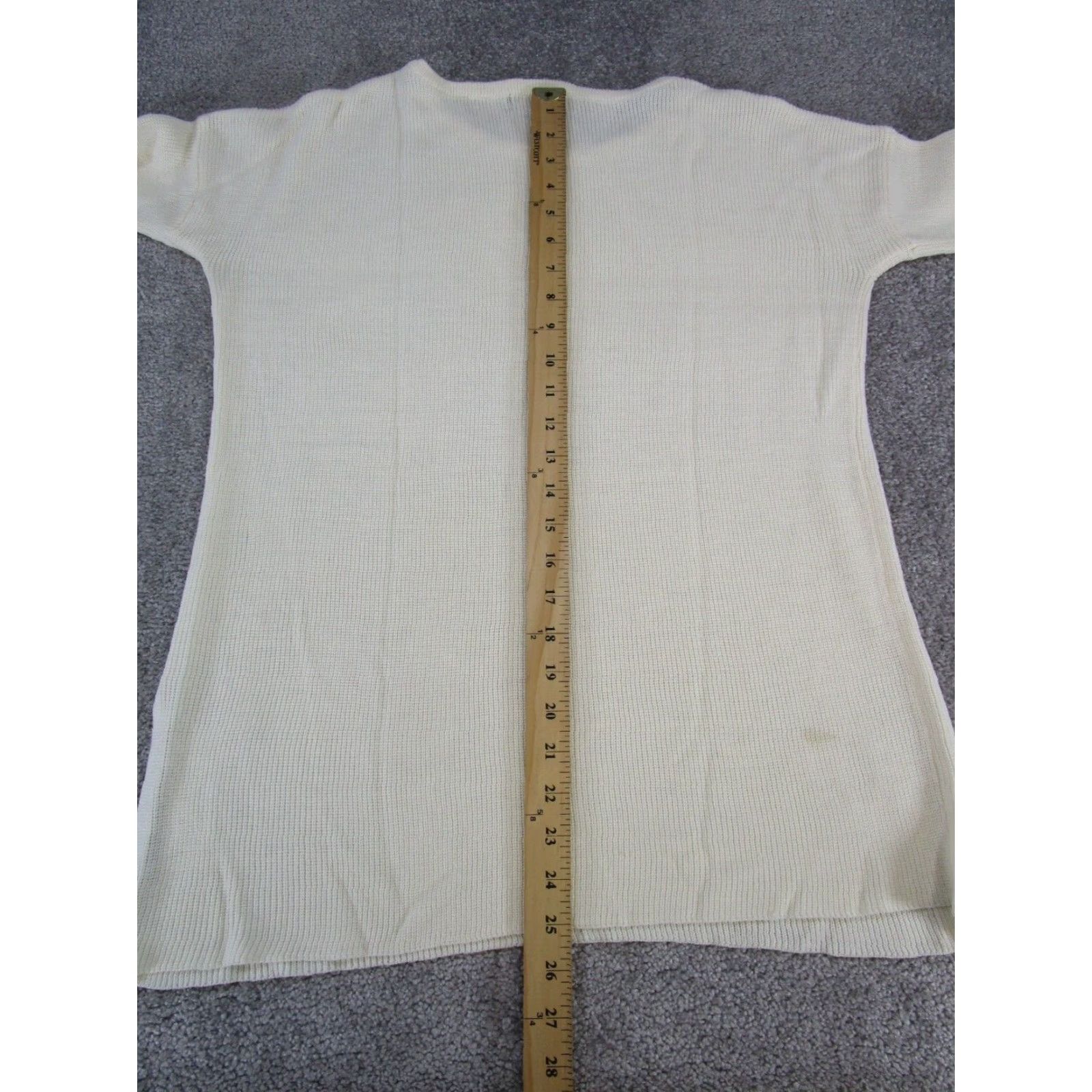 Zara VINTAGE Zara Women's Sweater Pullover Knit Long Sleeve Casual Medium Ivory 90s Size M / US 6-8 / IT 42-44 - 6 Thumbnail
