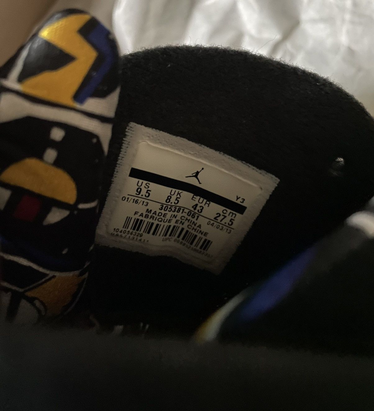 Jordan Brand × Nike Deadstock 2013 Jordan 8 Retro Playoff Sz 9.5 Size US 9.5 / EU 42-43 - 11 Thumbnail