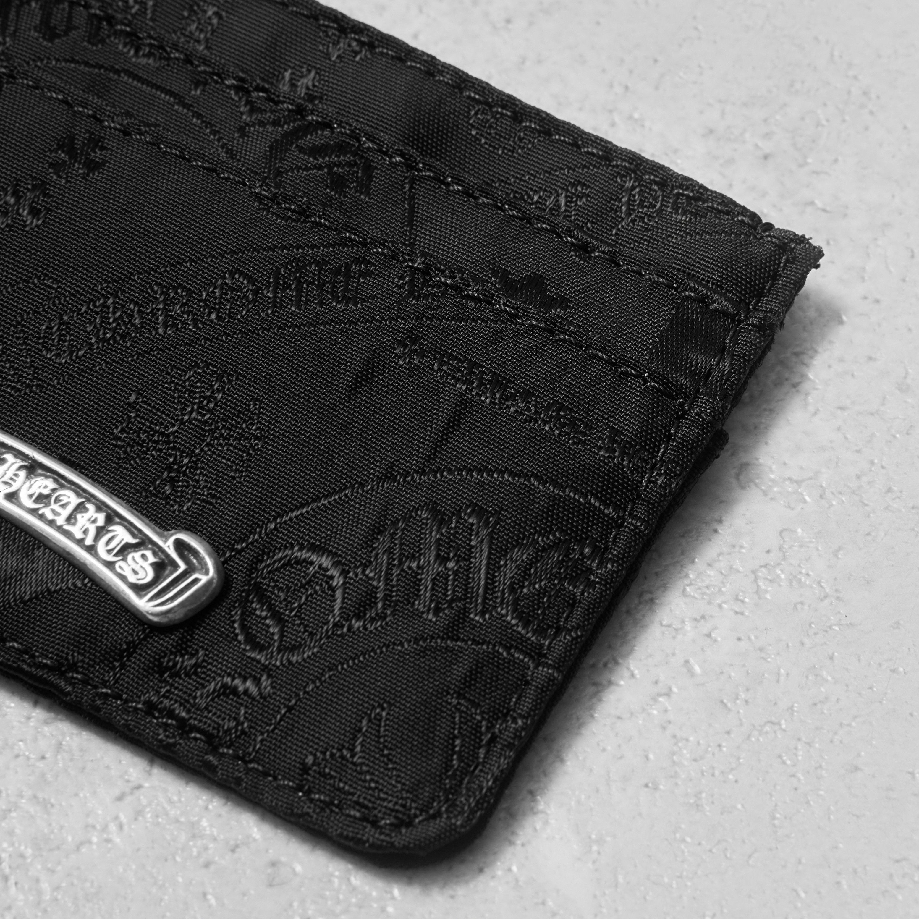 Chrome Hearts CHROME HEARTS Motif Nylon Scroll Label Card Holder Multi Size ONE SIZE - 3 Thumbnail
