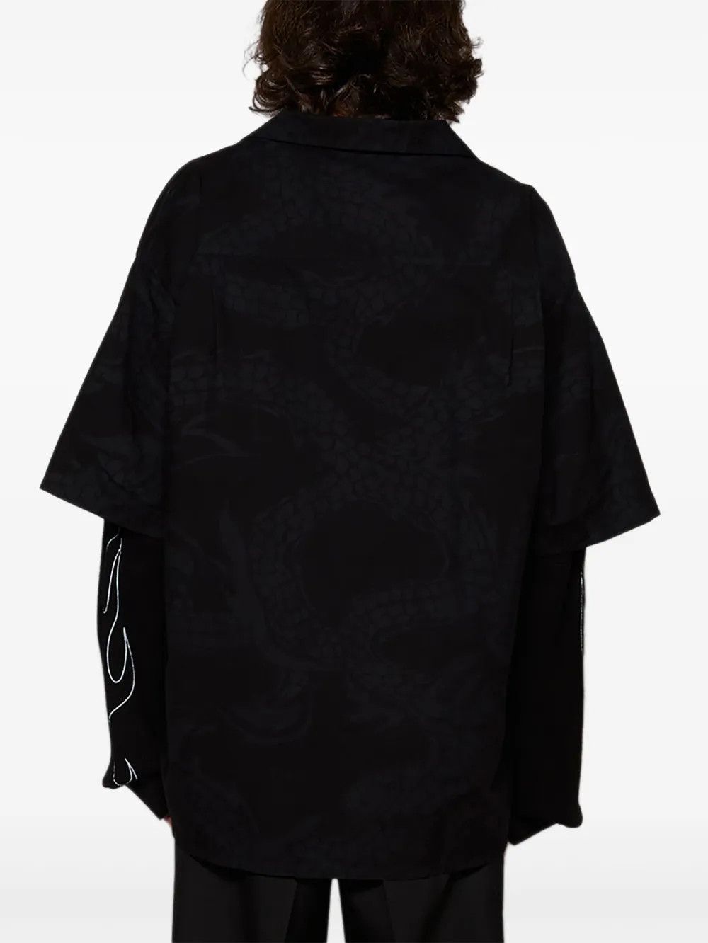 Givenchy o1mle0326 Chinese new Year Shirt in Black Size US S / EU 44-46 / 1 - 5 Thumbnail
