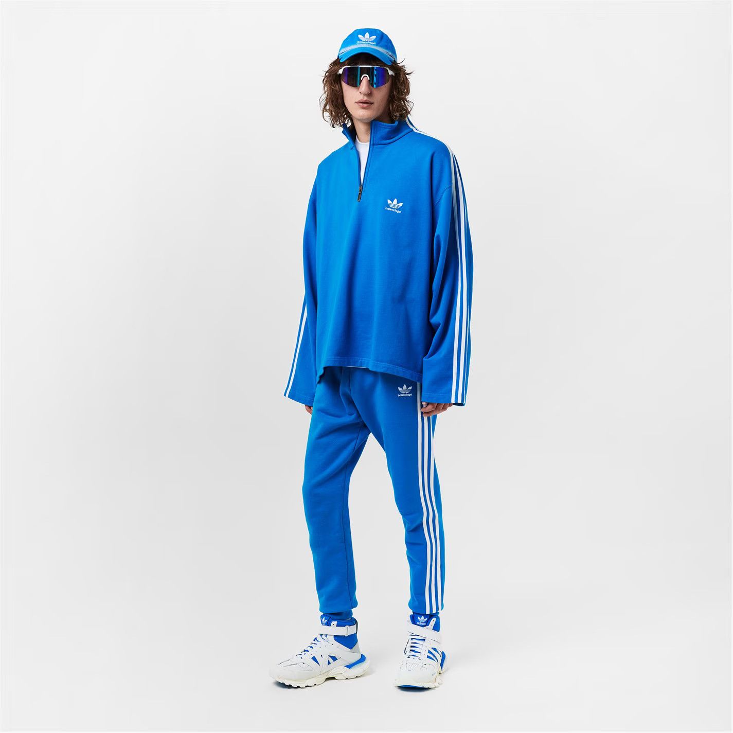 Balenciaga o1g2r1mq0226 High-Top Trainers In White/Blue Size US 12 / EU 45 - 6 Thumbnail