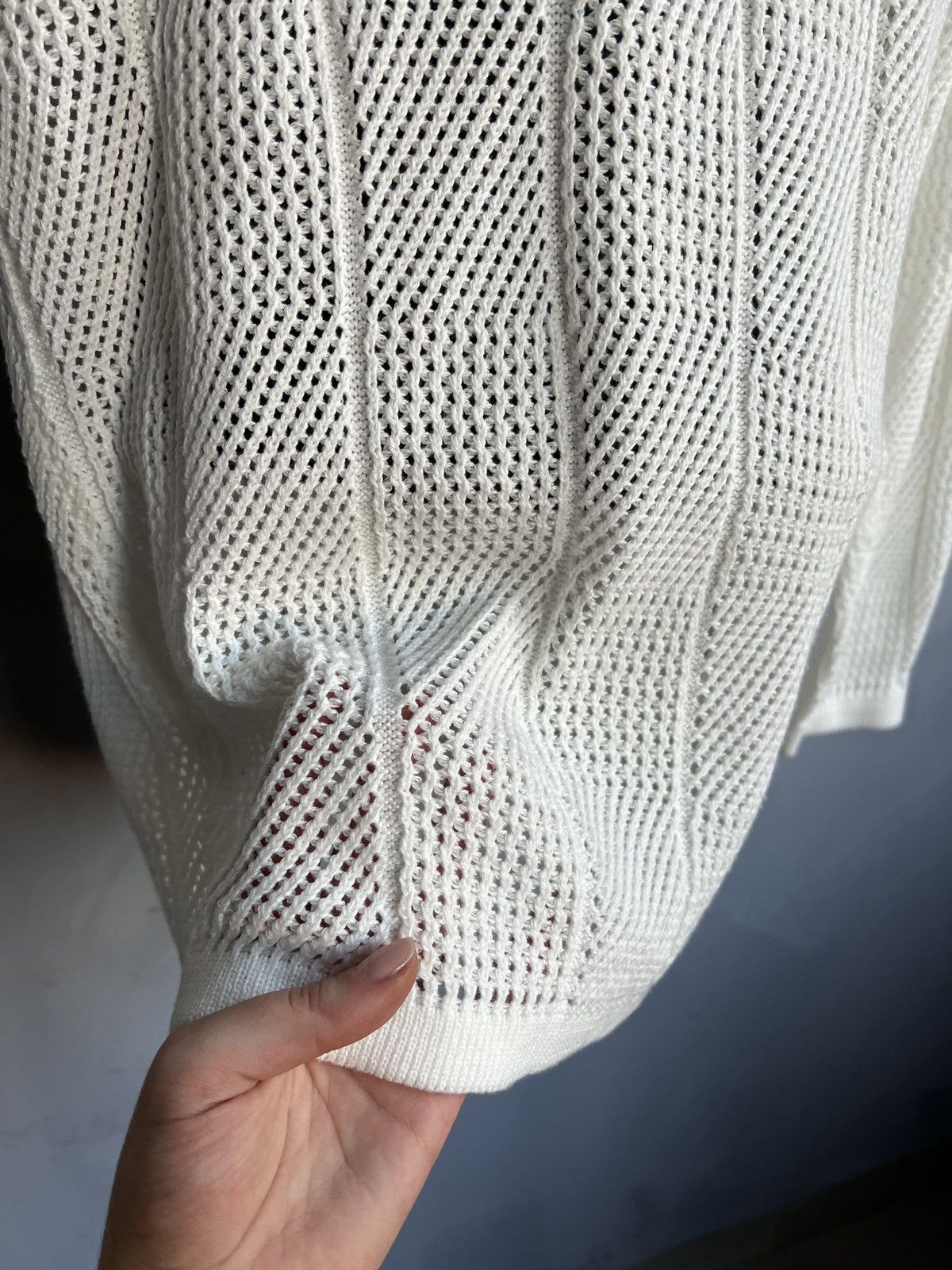Diesel Mesh top sweater JpG style japanese diesel hype y2k Size US M / EU 48-50 / 2 - 8 Thumbnail