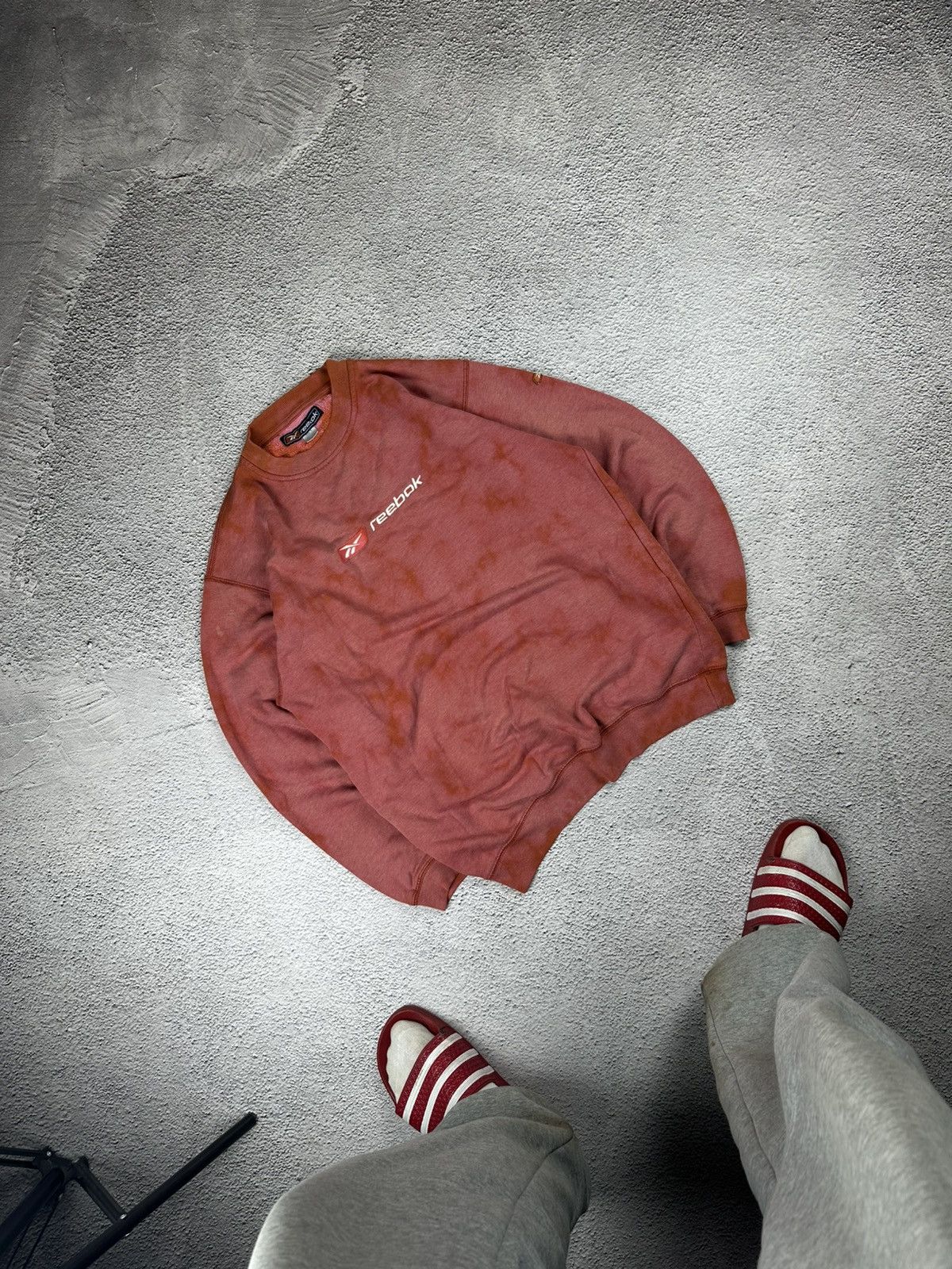 Reebok Vintage Reebok Custom Tay-Die Sweater Y2K Opium Gothic Style Size US S / EU 44-46 / 1 - 1 Thumbnail