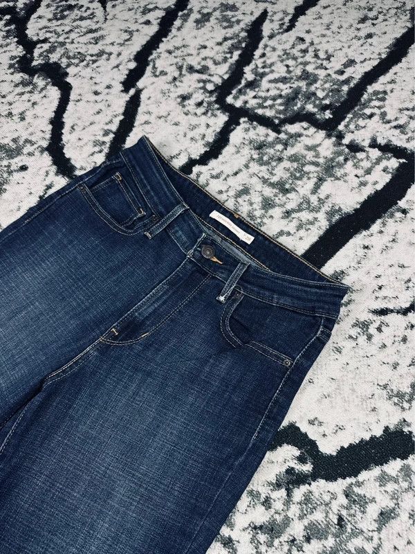Levi's Levis 721 High Rise Skinny Navy Blue Jeans 28 Size 28" / US 6 / IT 42 - 4 Thumbnail