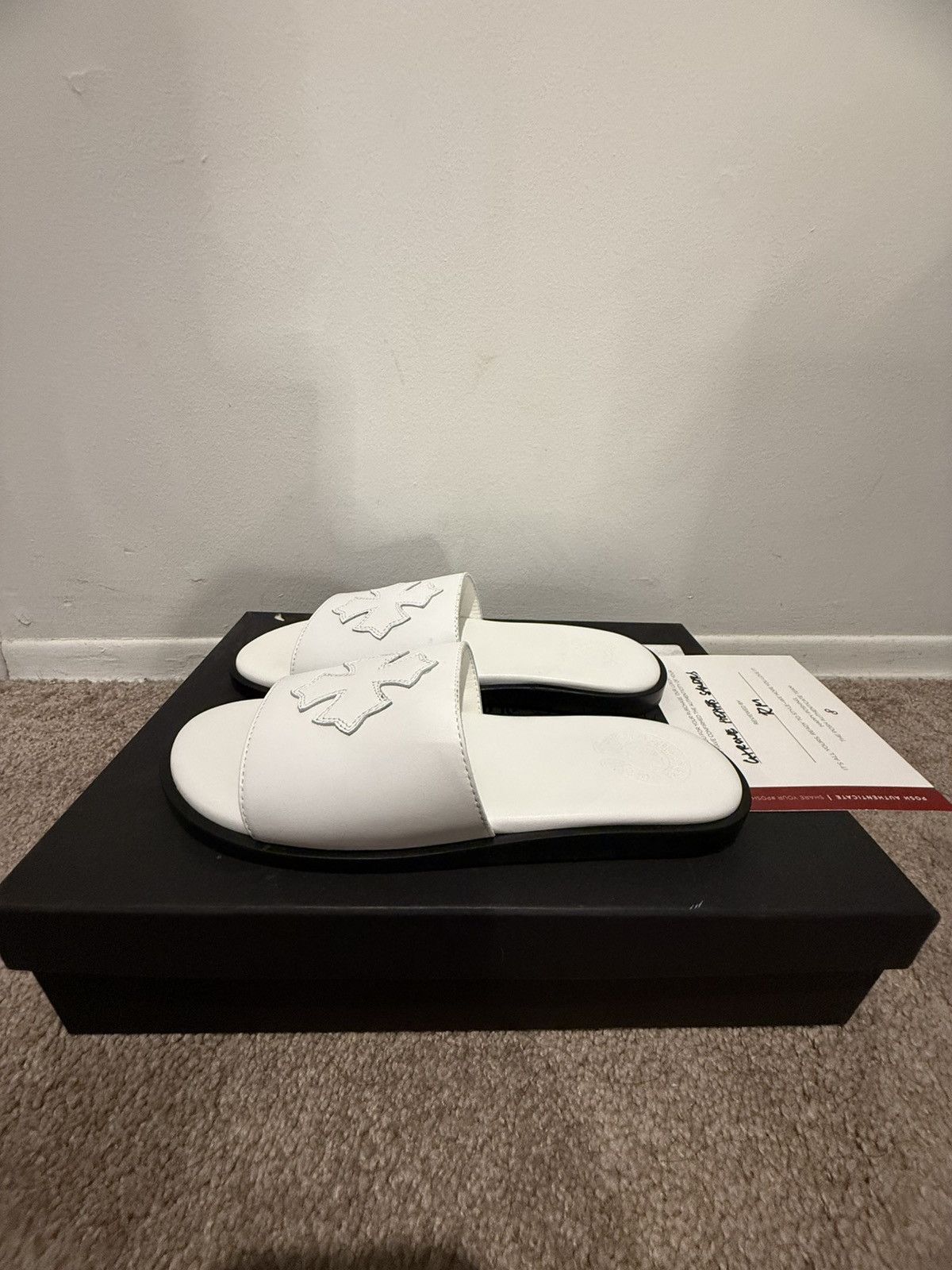 Chrome Hearts Chrome hearts pool slides size 9 US women EU 39 Size US 9 / IT 39 - 2 Thumbnail