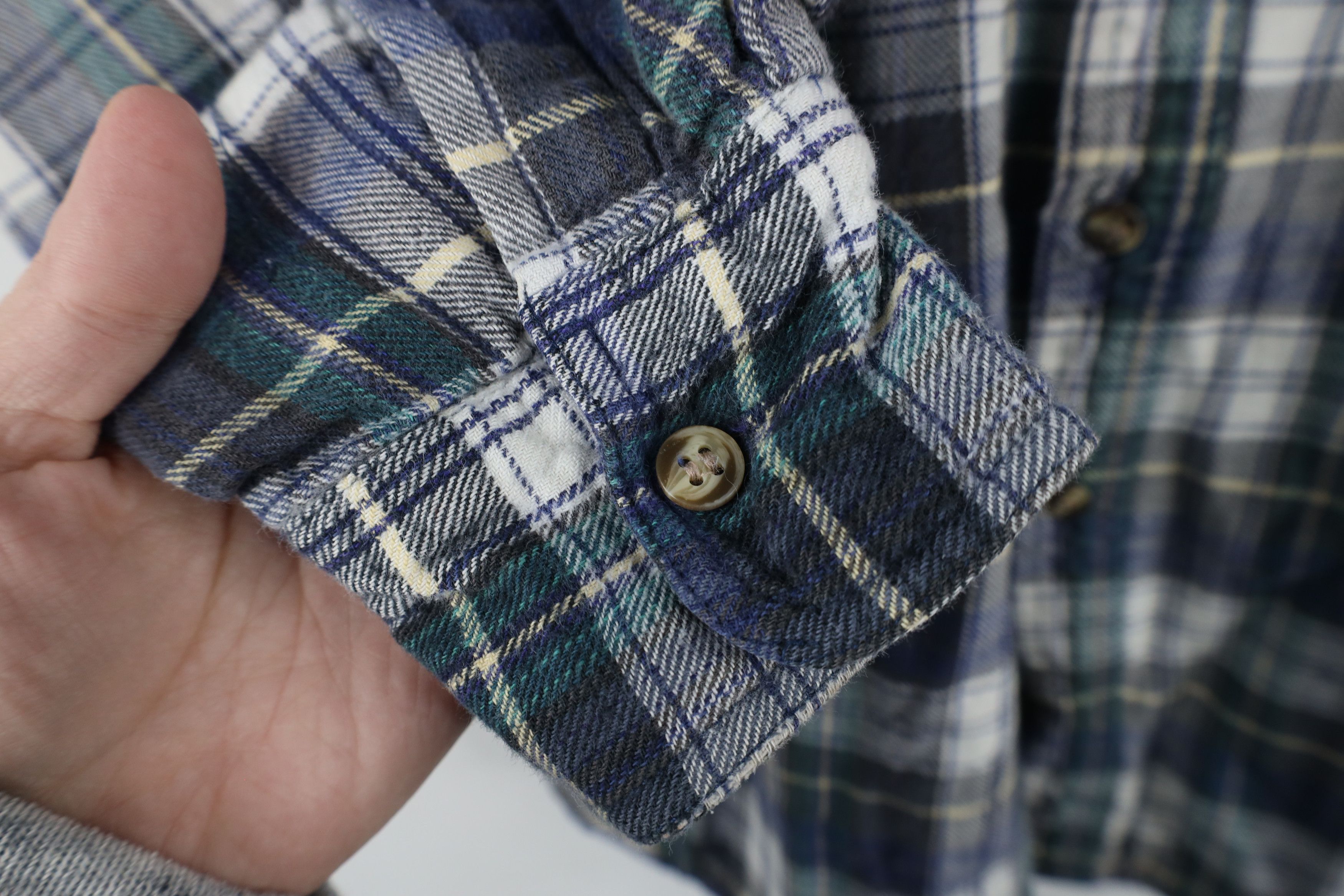 Vintage Vintage 90s Streetwear Lined Flannel Button Shirt Jacket Size US L / EU 52-54 / 3 - 4 Thumbnail