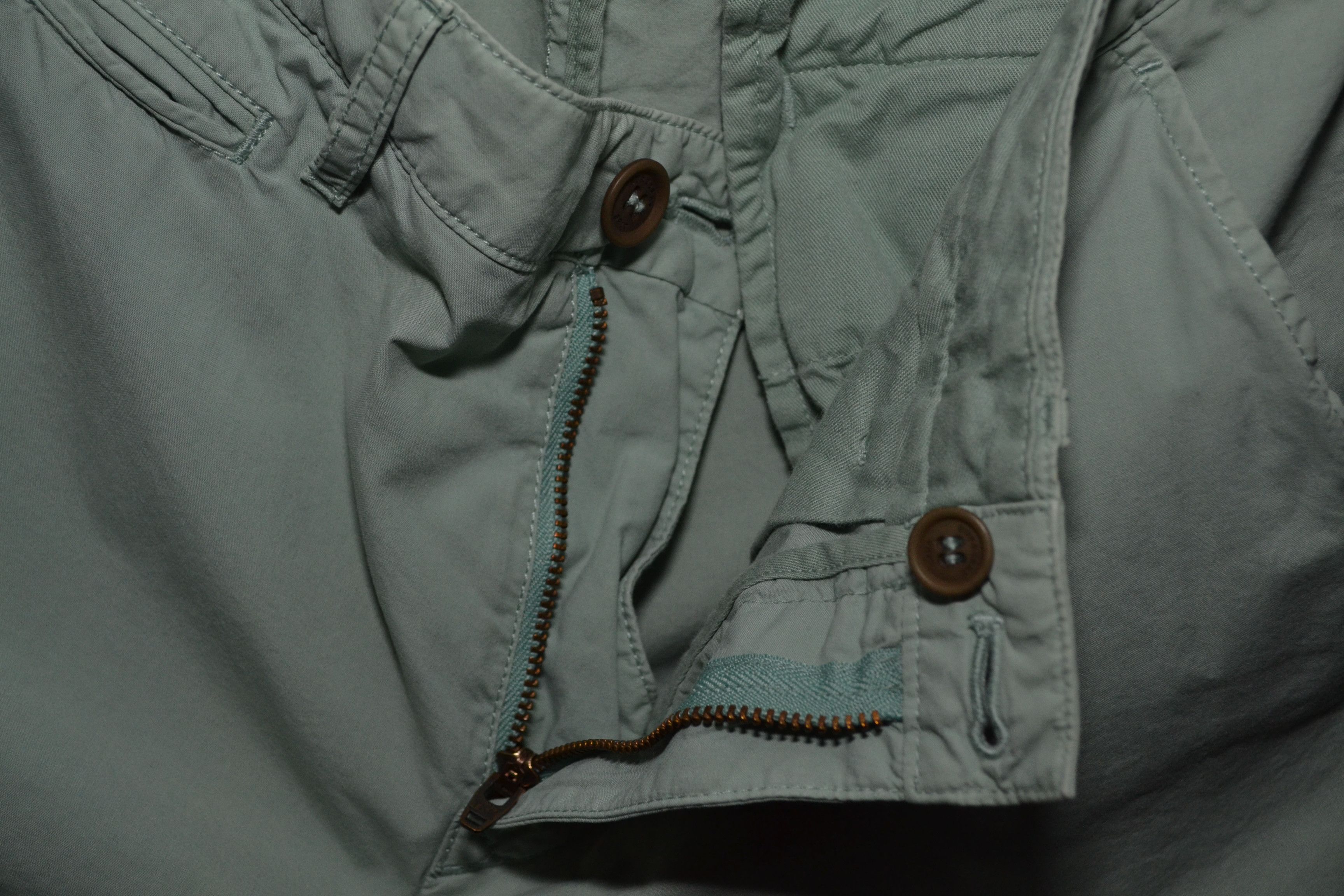 Burberry Burberry Brit 28 Light Green Chino Shorts Women's Size 28" / US 6 / IT 42 - 6 Thumbnail