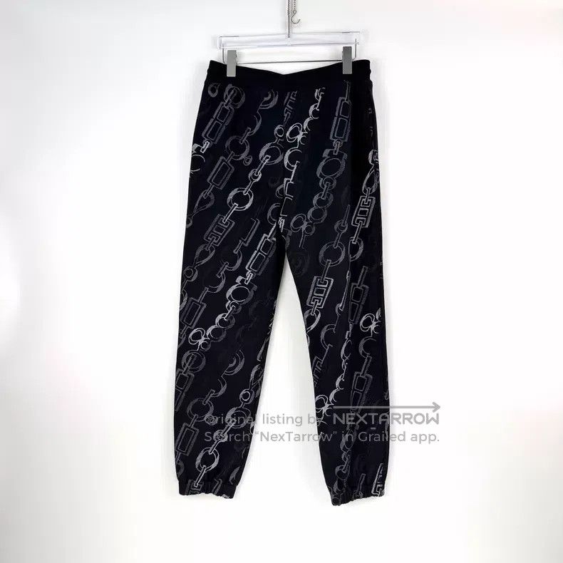 Hermes Hermes Light Black Full Rope Pattern Drawstring Pants Size 37" - 4 Thumbnail