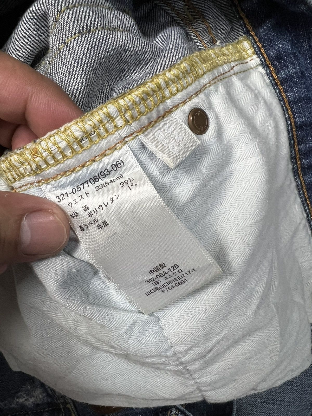 If Six Was Nine × Uniqlo VINTAGE 90’s STYLE UNIQLO S001 DISTRESSED JEANS Size US 34 / EU 50 - 14 Thumbnail