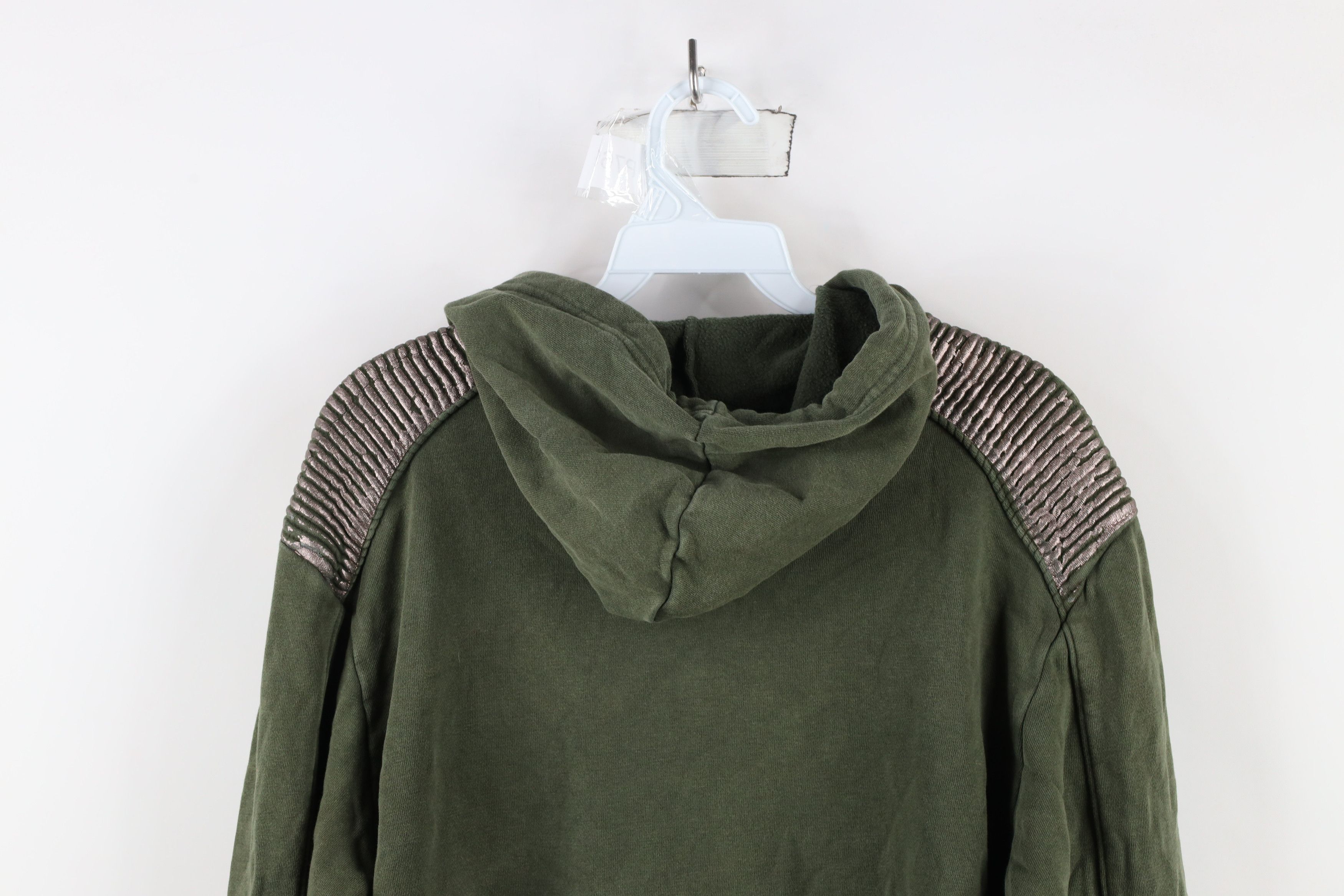 Affliction × Vintage Vintage Affliction Out Metallic Ribbed UFC MMA Hoodie Green Size US XL / EU 56 / 4 - 15 Thumbnail