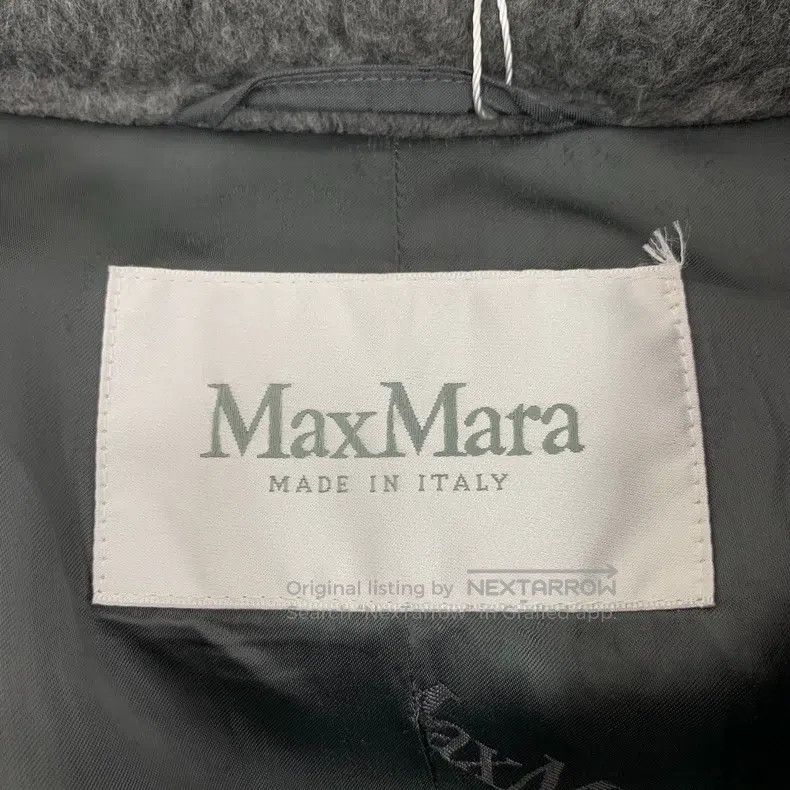 Max Mara Max Mara Dark Gray Teddy Sheep Wool Lapel Double Breasted Size S / US 4 / IT 40 - 6 Thumbnail