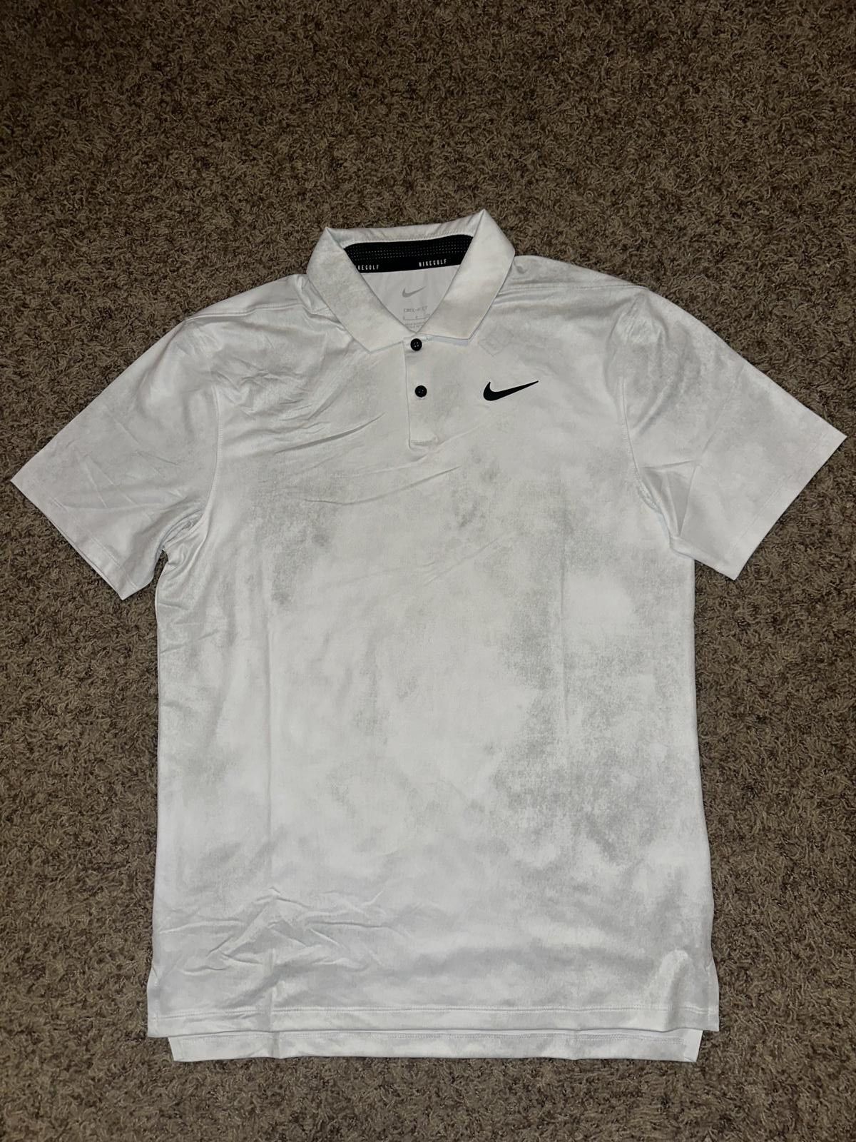 Nike Nike Dri-FIT Tour Men's White Golf Polo Sample Size US S / EU 44-46 / 1 - 1 Thumbnail