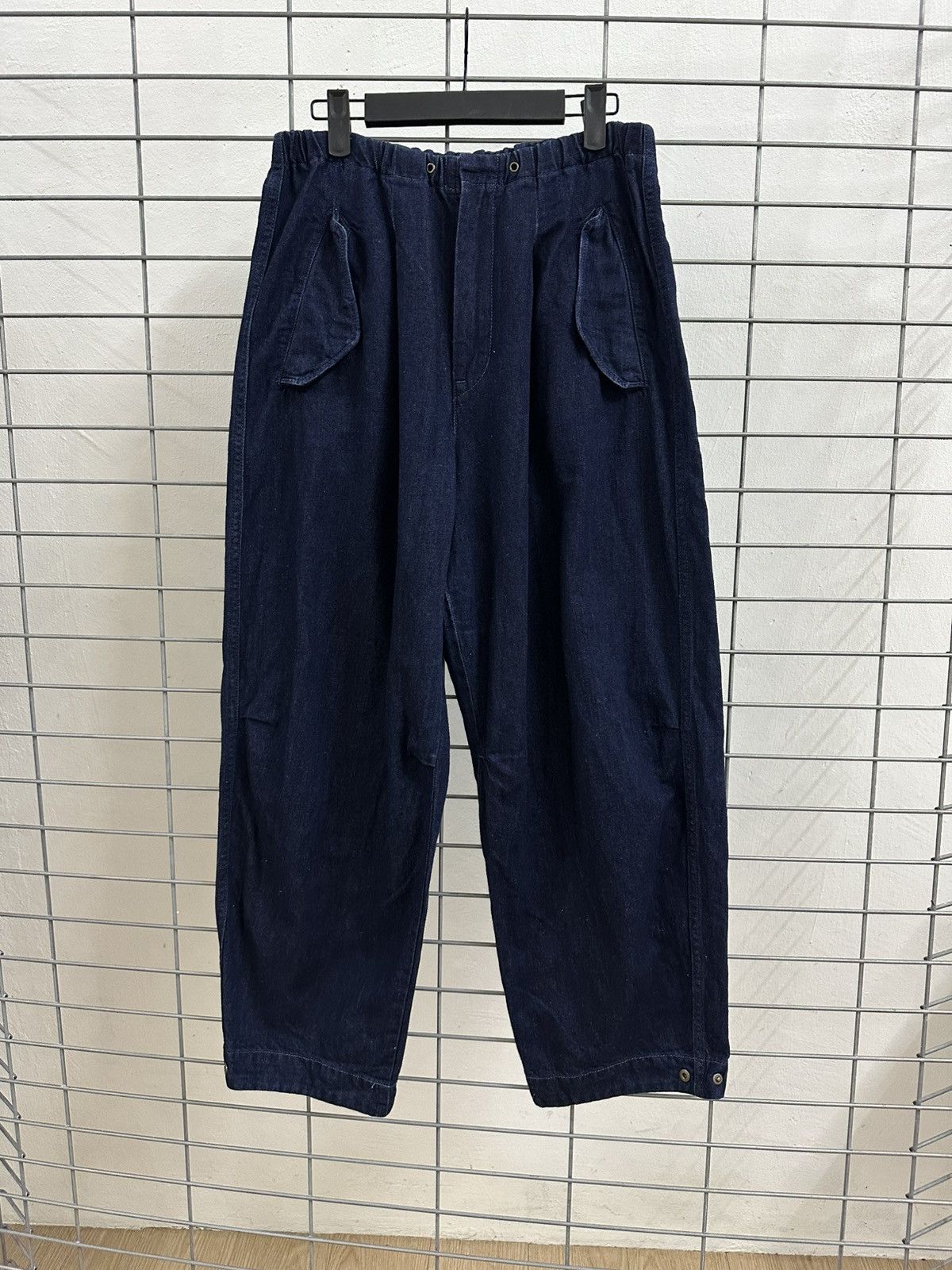 Japanese Brand Rare Beautiful RNA Inc Slanted Flap Pocket Wife Baggy Jeans Size US 32 / EU 48 - 1 Thumbnail