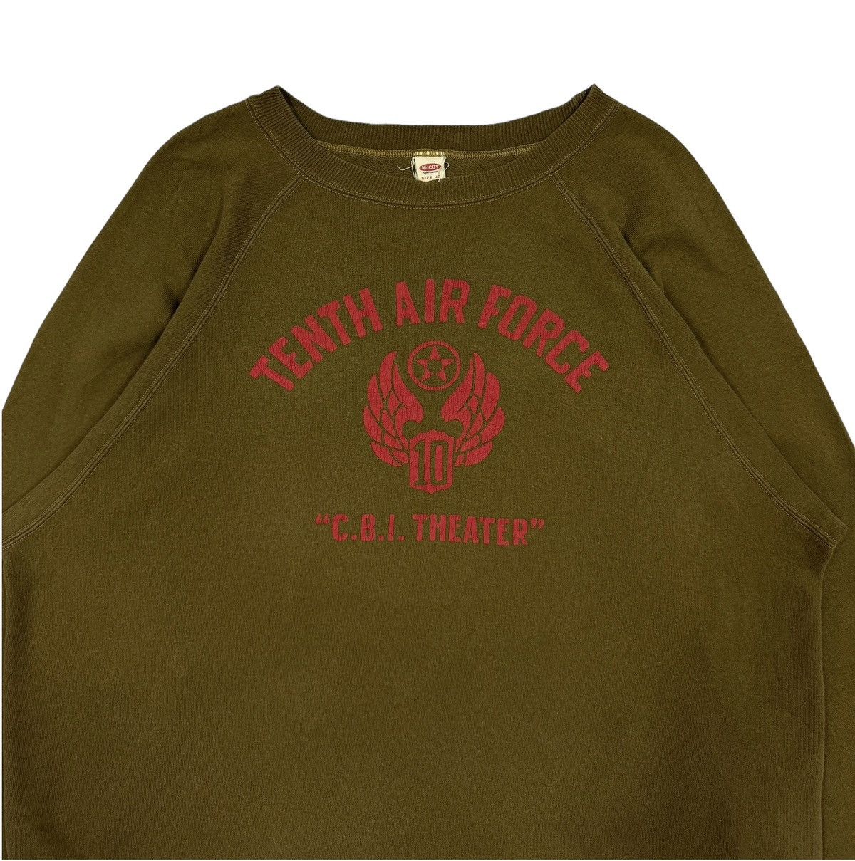 Buzz Rickson's × The Real McCoy's Toy Mccoy’s Tenth Air Force Pullover Sweatshirt Size US XS / EU 42 / 0 - 4 Thumbnail