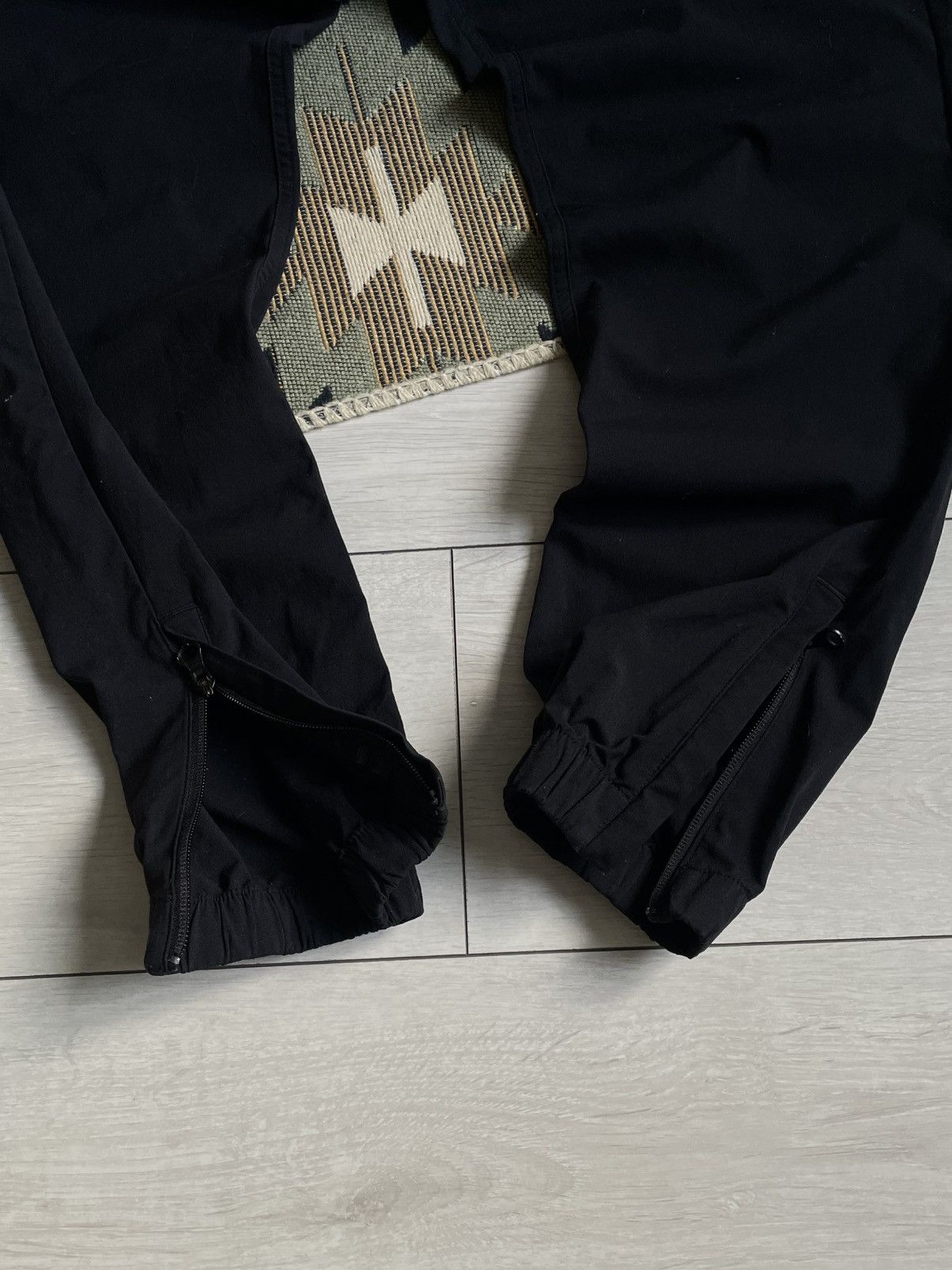 Nike × Vintage Vintage Nike Nylon Drill Black Jogger Pants Size US 34 / EU 50 - 5 Thumbnail