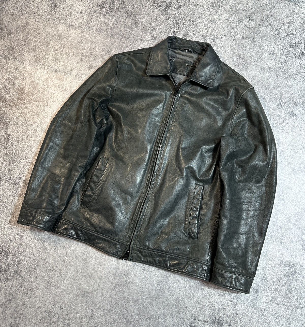 Other Y2K Vintage Leather Jacket Streetwear Rare Style USA VTg M Size US M / EU 48-50 / 2 - 1 Thumbnail