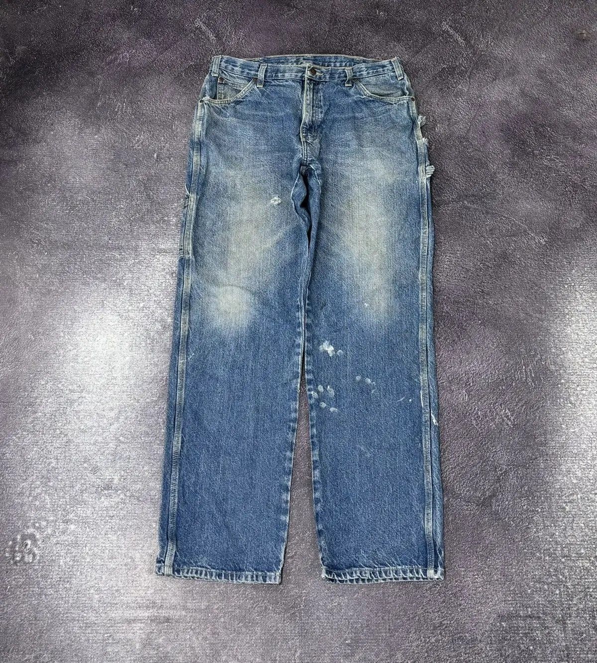 Dickies × Vintage Vintage Dickies Y2K Blue American Denim Work Hype Jeans Size US 36 / EU 52 - 2 Thumbnail