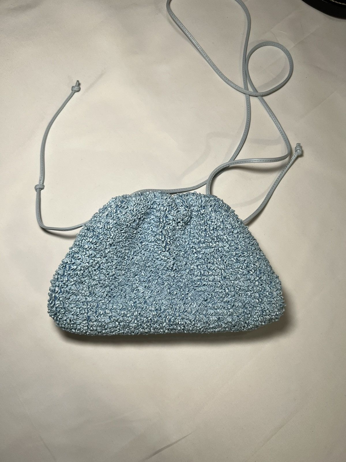 Bottega Veneta Mini pouch curly raffia | Grailed