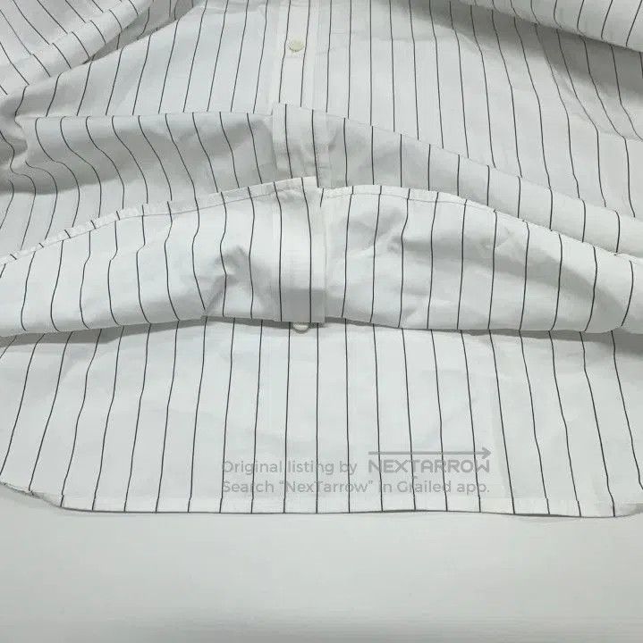 Balenciaga Balenciaga Striped Logo Short Sleeve Shirt. Size US M / EU 48-50 / 2 - 7 Thumbnail