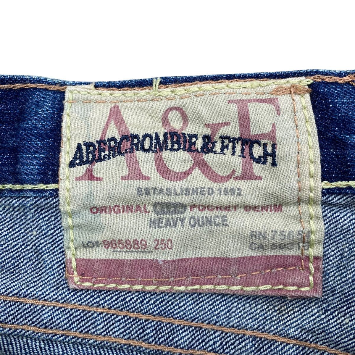 Abercrombie & Fitch Bootcut Abercrombie and Fitch Distressed Denim Jeans Size US 32 / EU 48 - 15 Thumbnail