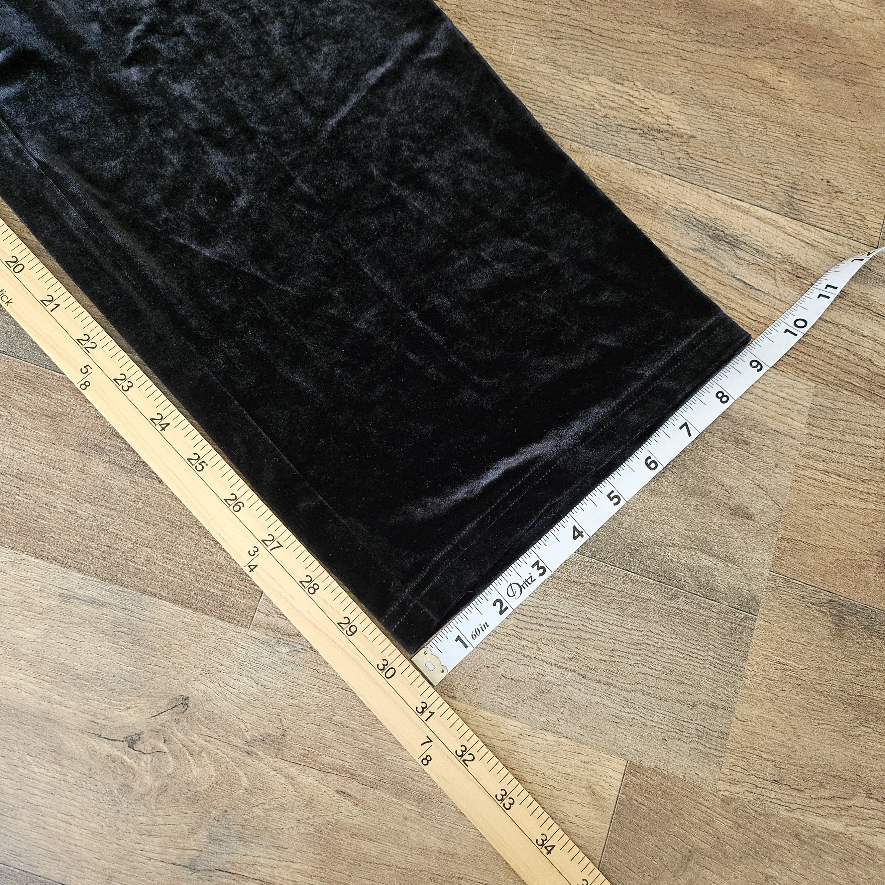 Gap × Vintage VTG Gap Pull On Pants Women Velvet High Rise Straight Leg Size 27" / US 4 / IT 40 - 6 Thumbnail