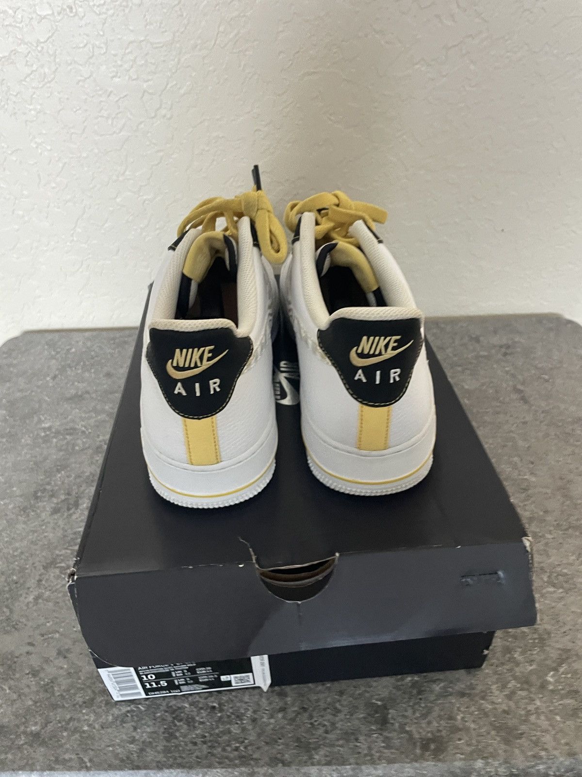 Nike AF-1 07 LV8 (Gold Link Zebra) Size US 10 / EU 43 - 4 Thumbnail