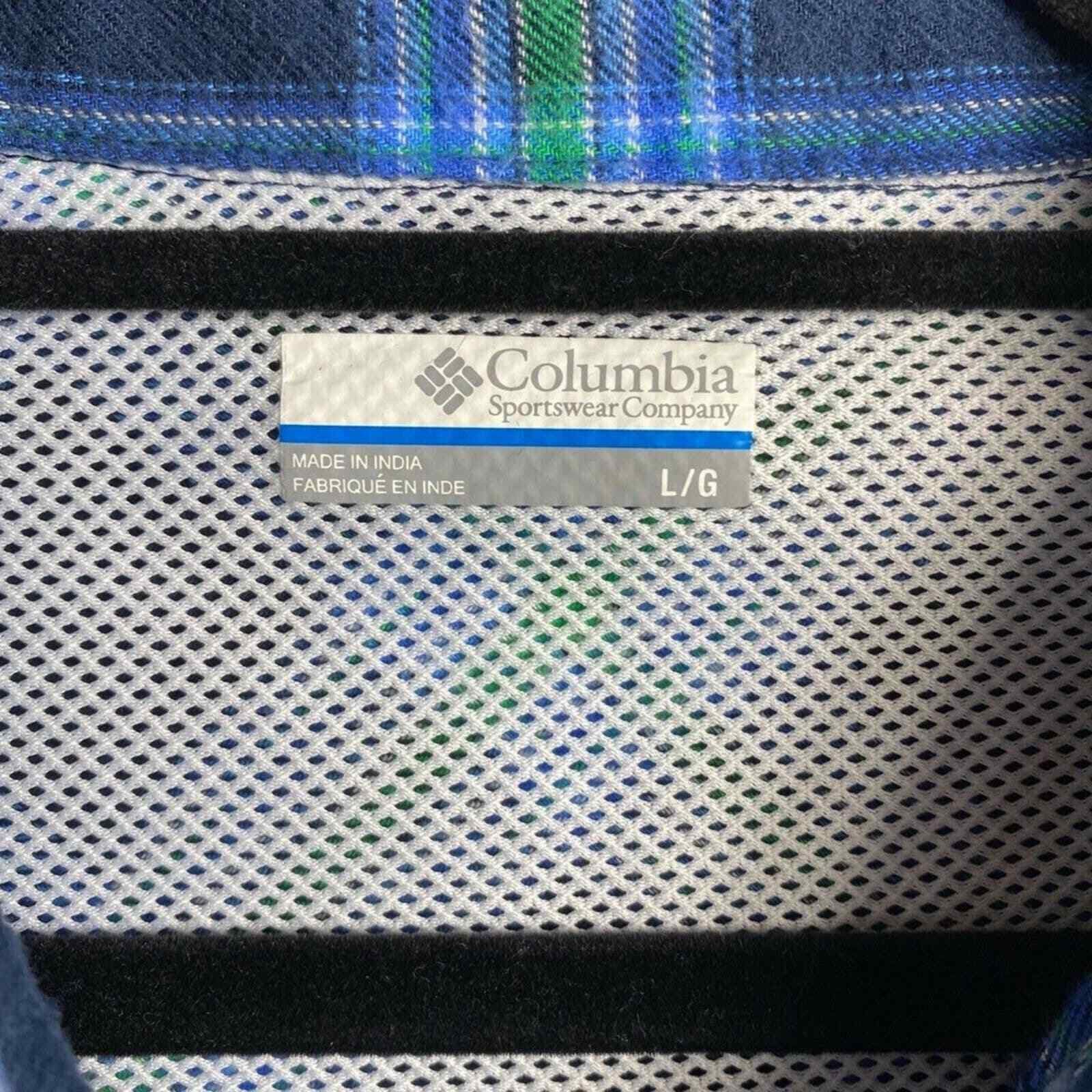 Columbia Columbia PFG MensLarge Vented Button Down Shirt Flannel GORP Size US L / EU 52-54 / 3 - 4 Thumbnail
