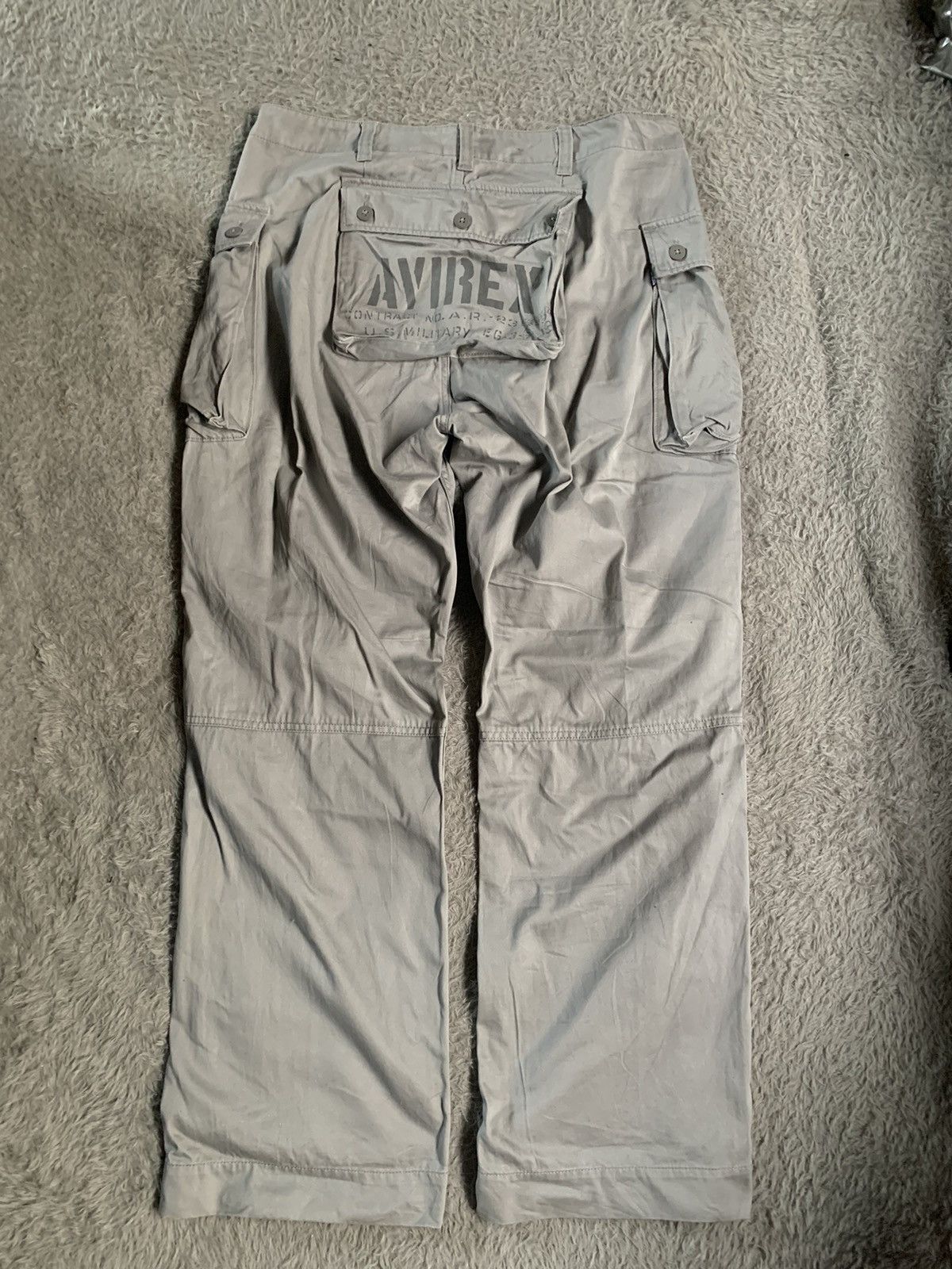Avirex military cargo monkey pant