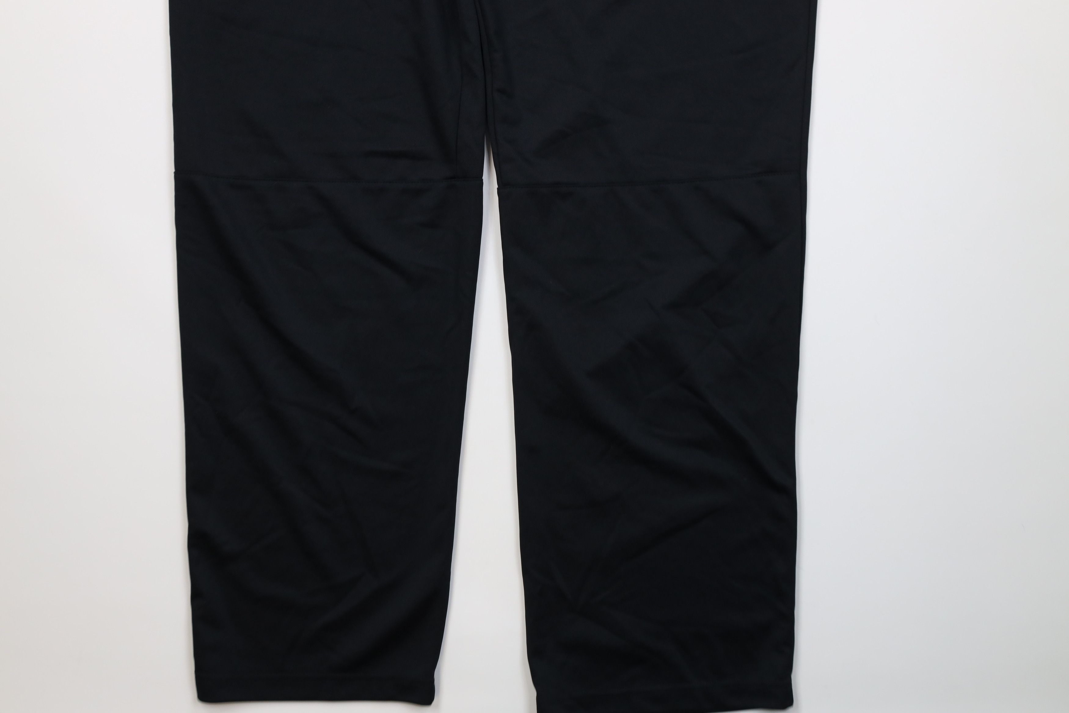Nike Vintage Y2K Nike Mini Swoosh Wide Leg Pants Black Polyester Size US 38 / EU 54 - 15 Thumbnail