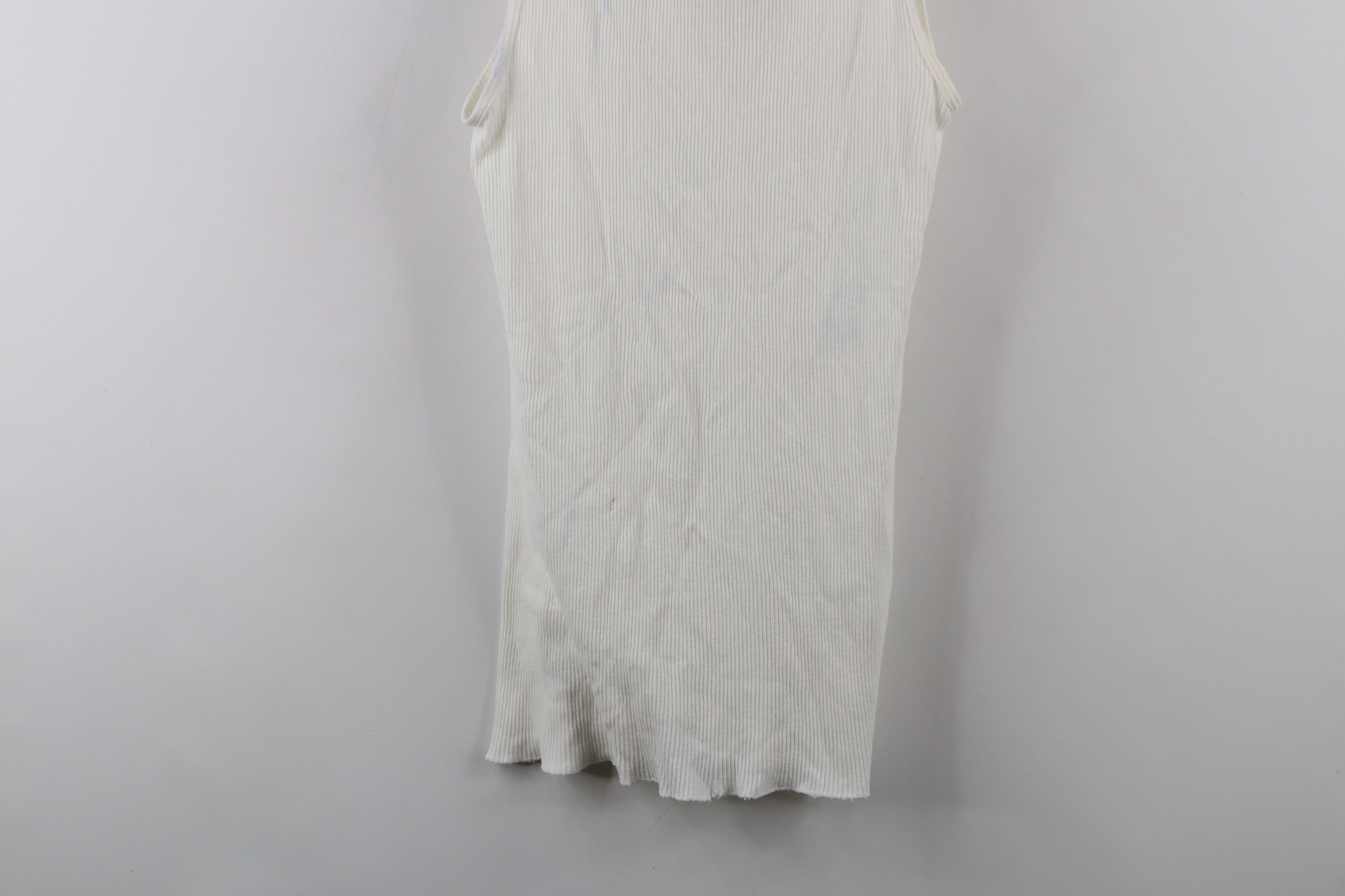 Vintage Vintage 90s Streetwear Ribbed Wife Beater Tank Top T-Shirt Size US L / EU 52-54 / 3 - 3 Thumbnail
