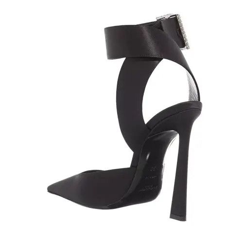 Saint Laurent Paris o1s1wg111024 Fanny Slingback Pumps in Crepe Satin in Black Size US 9 / IT 39 - 3 Thumbnail