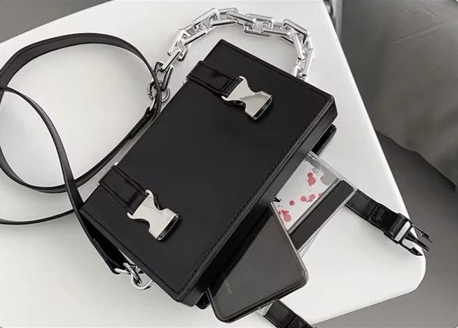 Japanese Brand Unisex Chains Suitcase Shape Shoulder Bag Size ONE SIZE - 10 Thumbnail