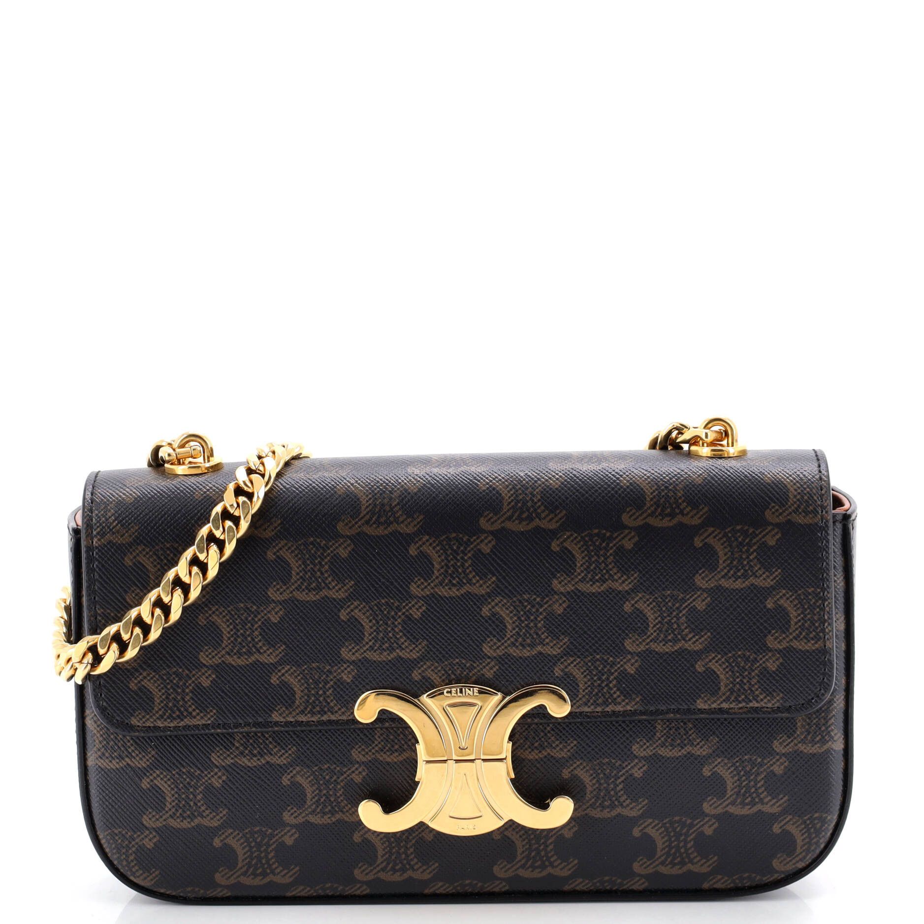 Celine Triomphe Chain Shoulder Bag Size ONE SIZE - 1 Thumbnail