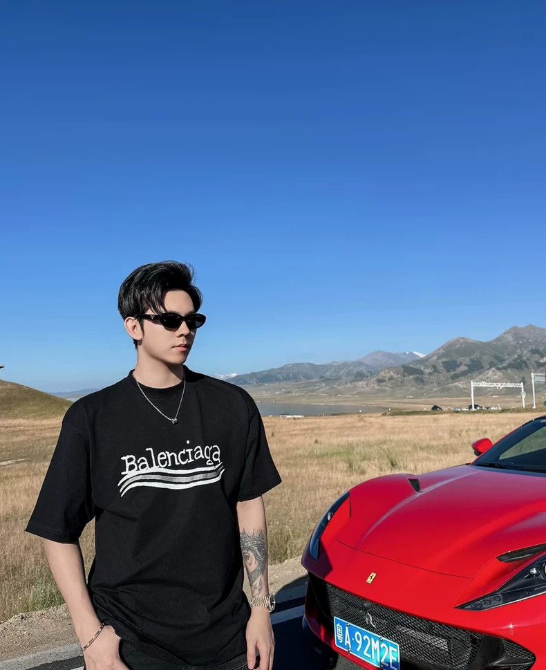 Balenciaga Balenciaga Black old graffiti cola short sleeves Size US M / EU 48-50 / 2 - 6 Thumbnail