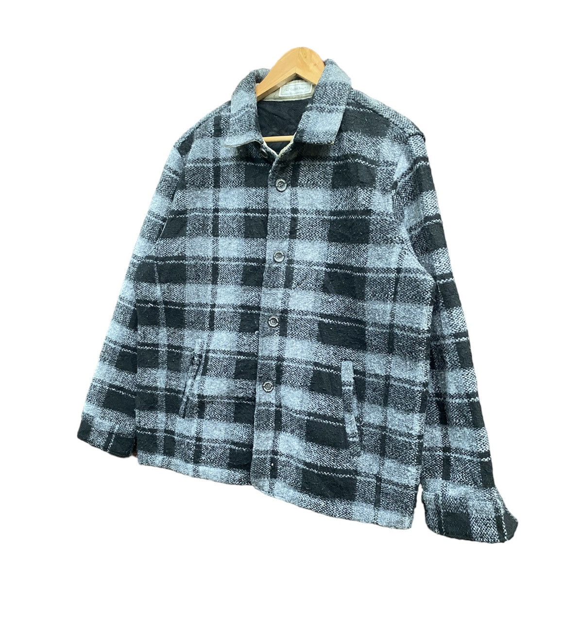 Golden Bear × Vintage Vintage Golden Bear Checkered Sherpa Flannel Size US L / EU 52-54 / 3 - 2 Thumbnail