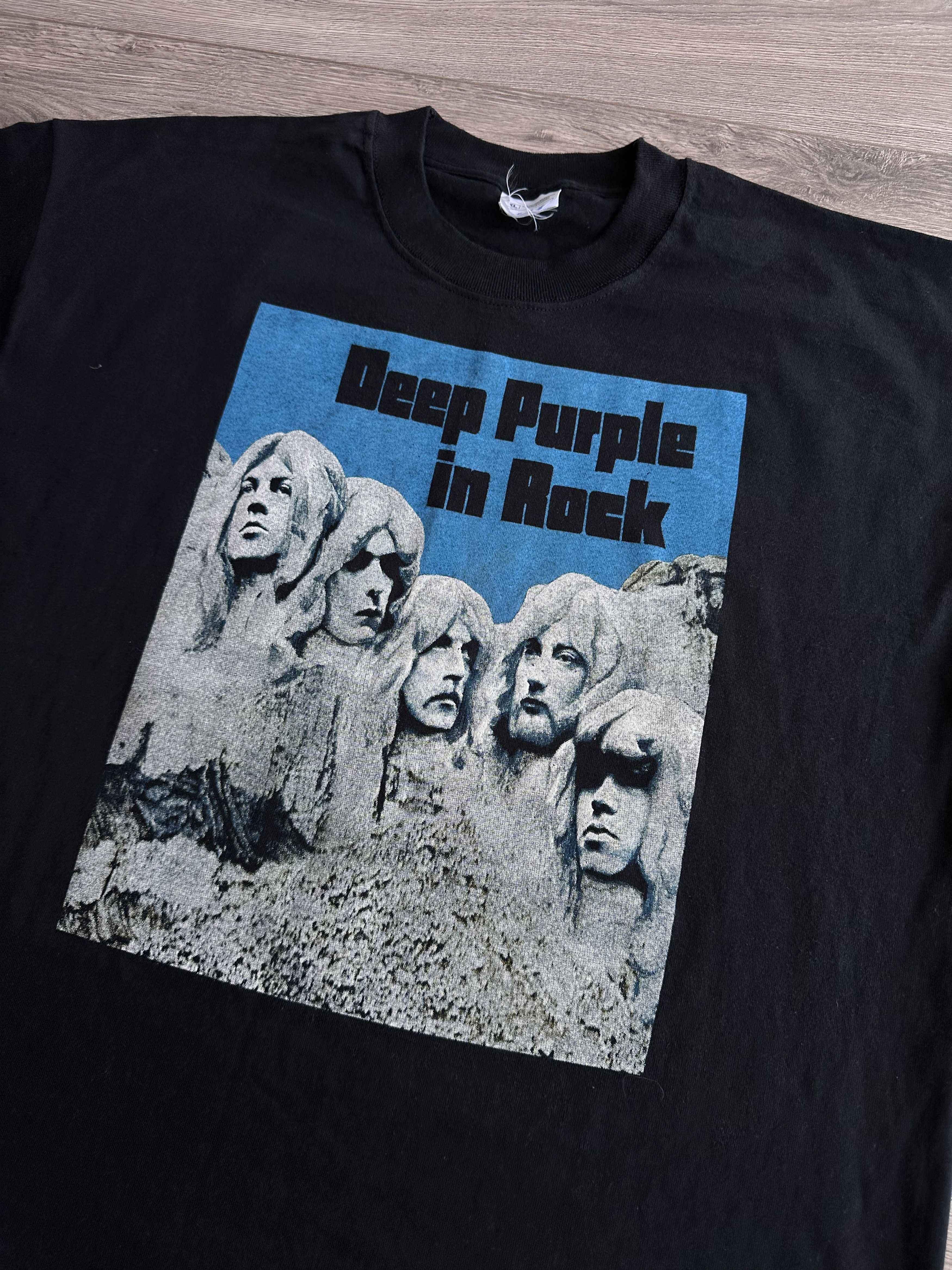 Band Tees × Vintage Deep Purple in rock vintage t shirt Size US XL / EU 56 / 4 - 3 Thumbnail