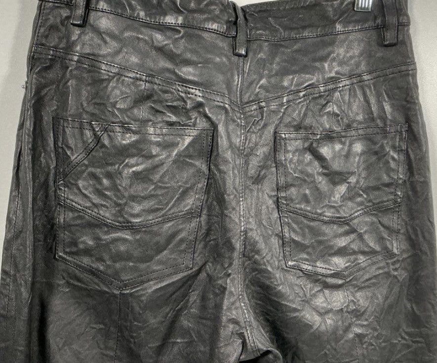 Zadig & Voltaire Zadig & Voltaire Noir Lamb Leather Flared Pants - Size 36 FR Size 26" / US 2 / IT 38 - 5 Thumbnail