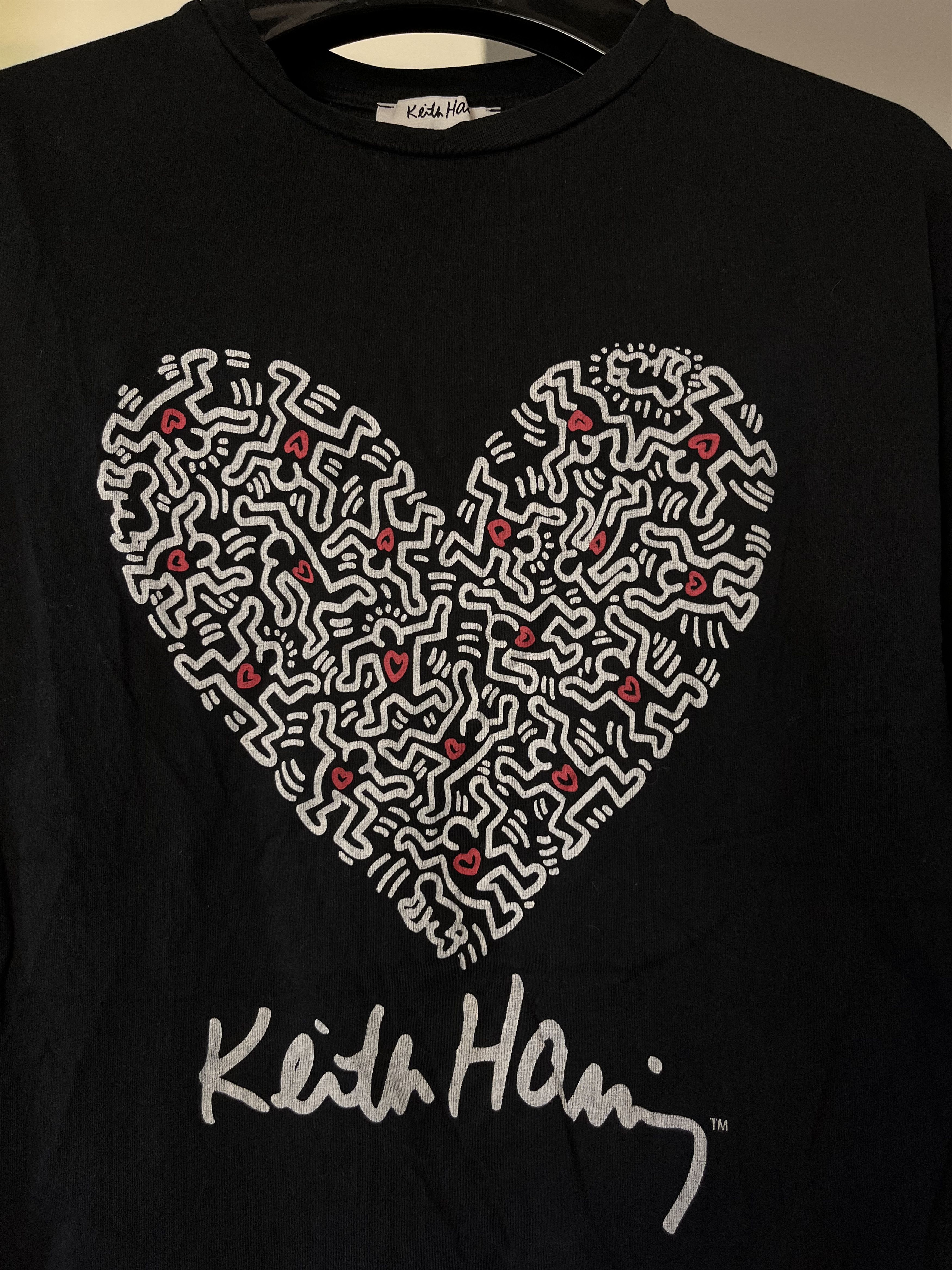 Keith Haring × Vintage Rare Vintage 90s Keith Haring Love Heart Arts Size US M / EU 48-50 / 2 - 2 Thumbnail