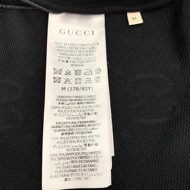 Gucci Gucci Black GG jacquard dark pattern full-print knitted hoo Size US M / EU 48-50 / 2 - 6 Thumbnail