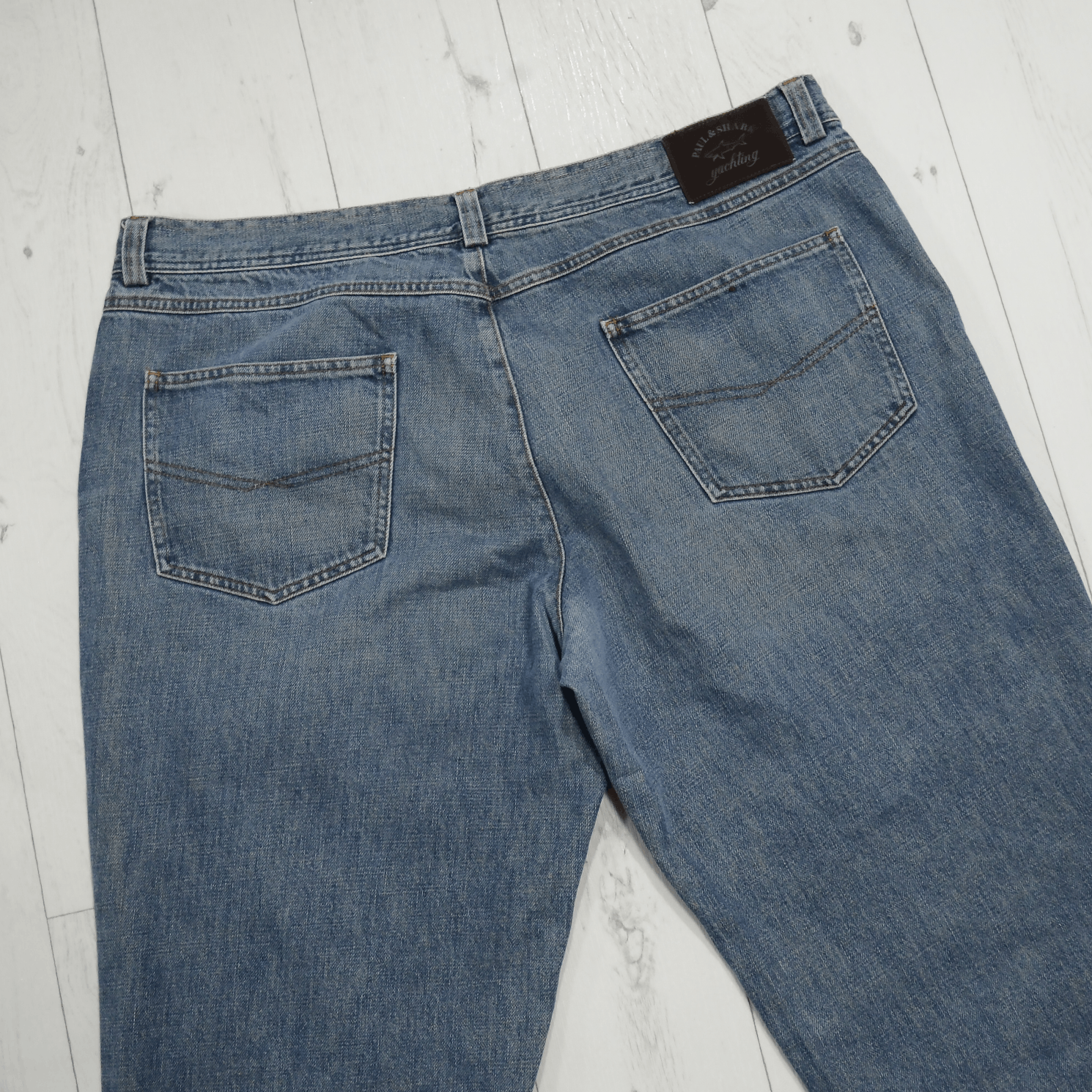 Paul & Shark × Vintage Vintage Paul & Shark Yachting Jeans Big Size 42 Blue Denim Size US 42 / EU 58 - 6 Thumbnail
