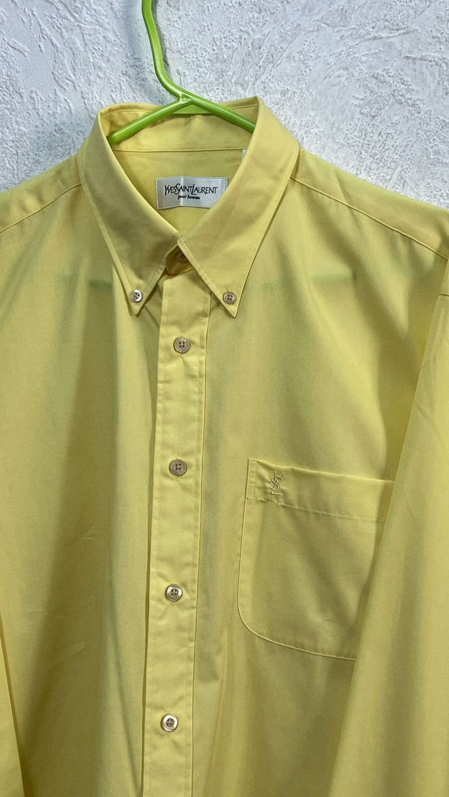 Yves Saint Laurent Ysl vintage yellow pocket shirt Size US M / EU 48-50 / 2 - 3 Thumbnail