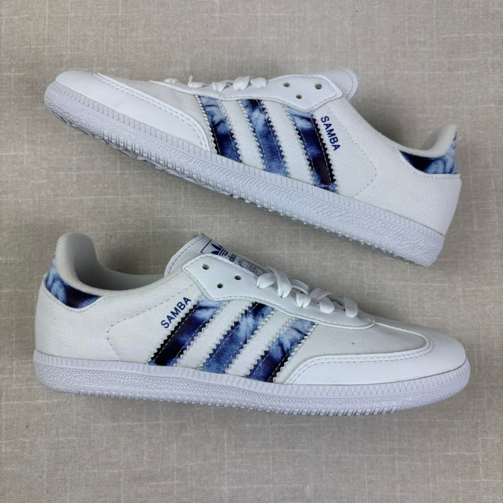 Adidas 🎨 2021 adidas Samba “Tie Dye White” 6W Size US 6 / IT 36 - 2 Thumbnail
