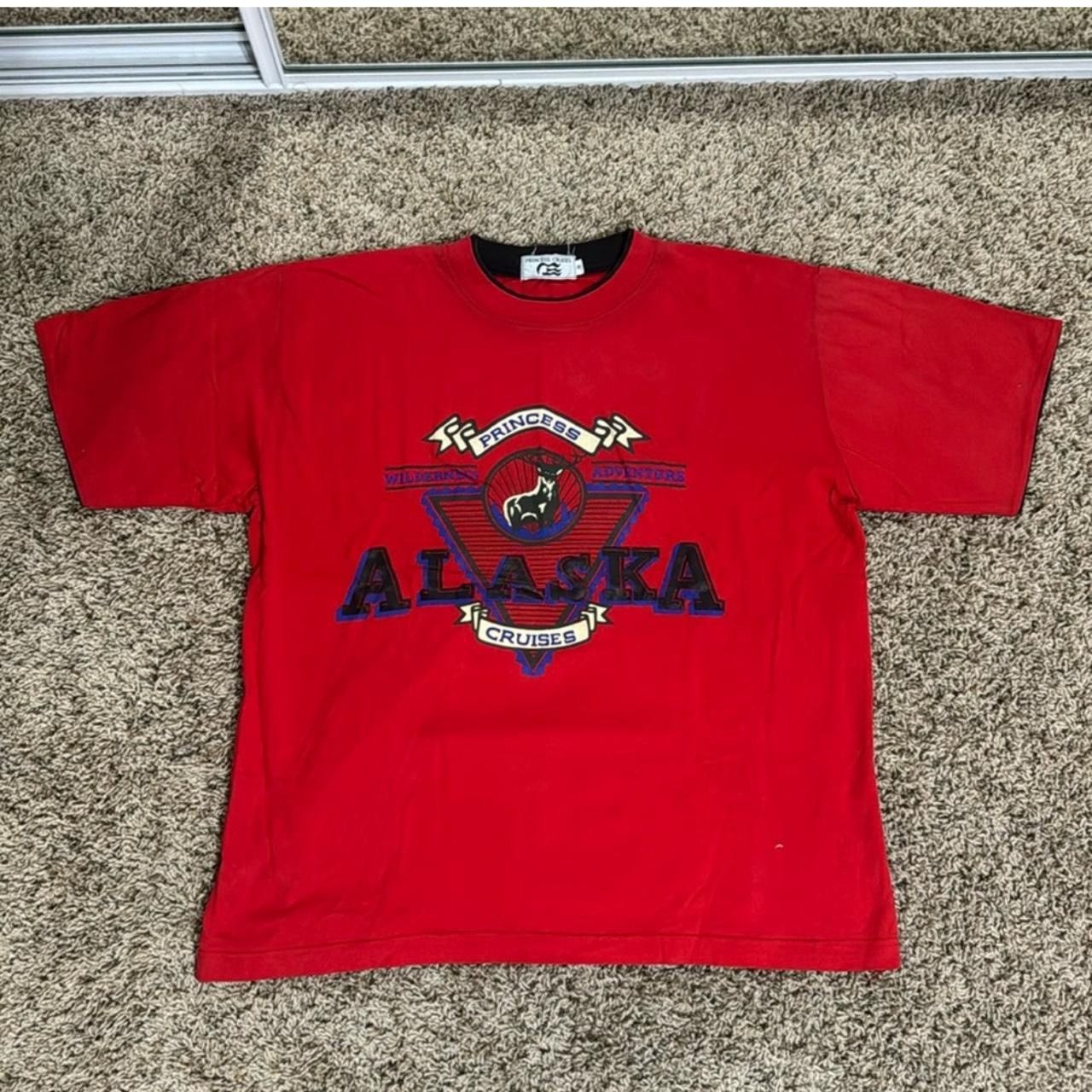 Vintage Vintage Double Neck Alaska Tee Size US M / EU 48-50 / 2 - 1 Thumbnail